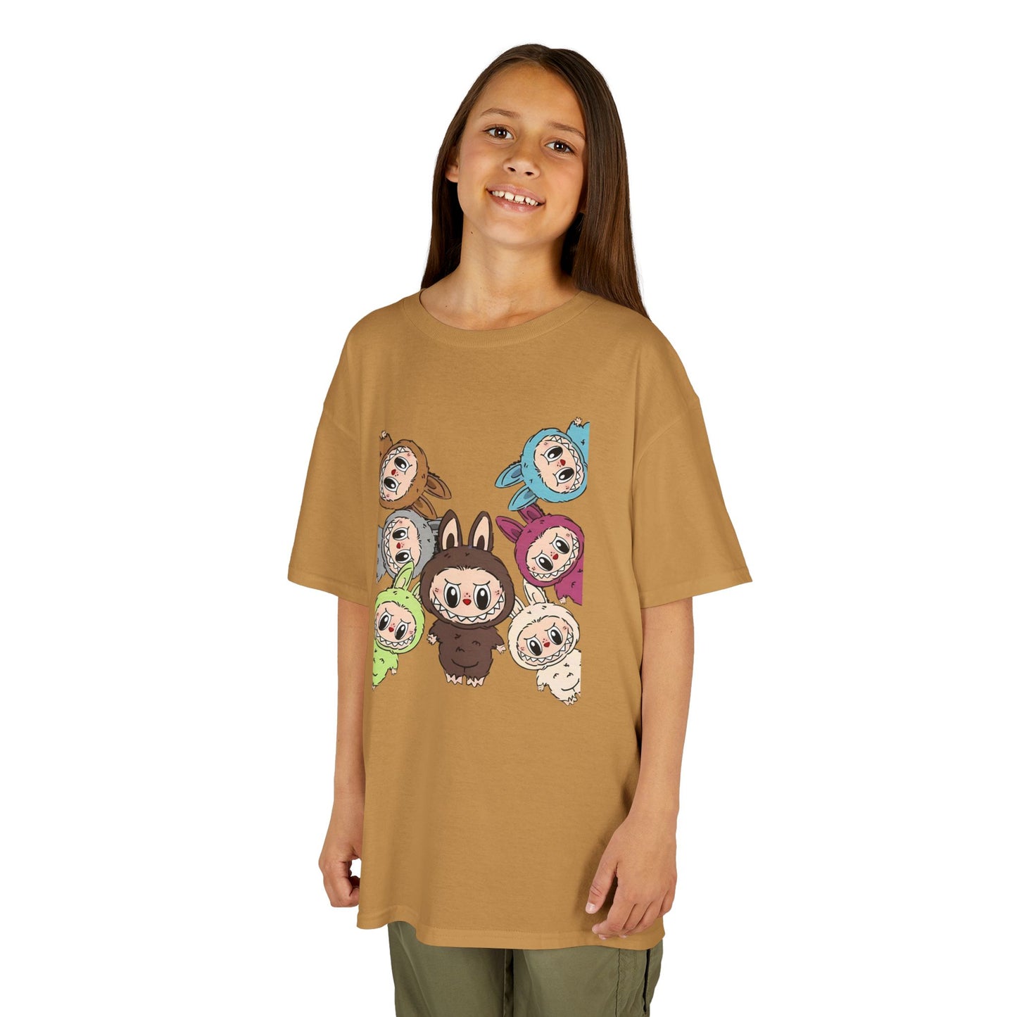 KIDS Adorable Labubu Tee, Fun Graphic Shirt for Boys & Girls, Perfect for Playdates, Birthdays, Family Events, Gifts