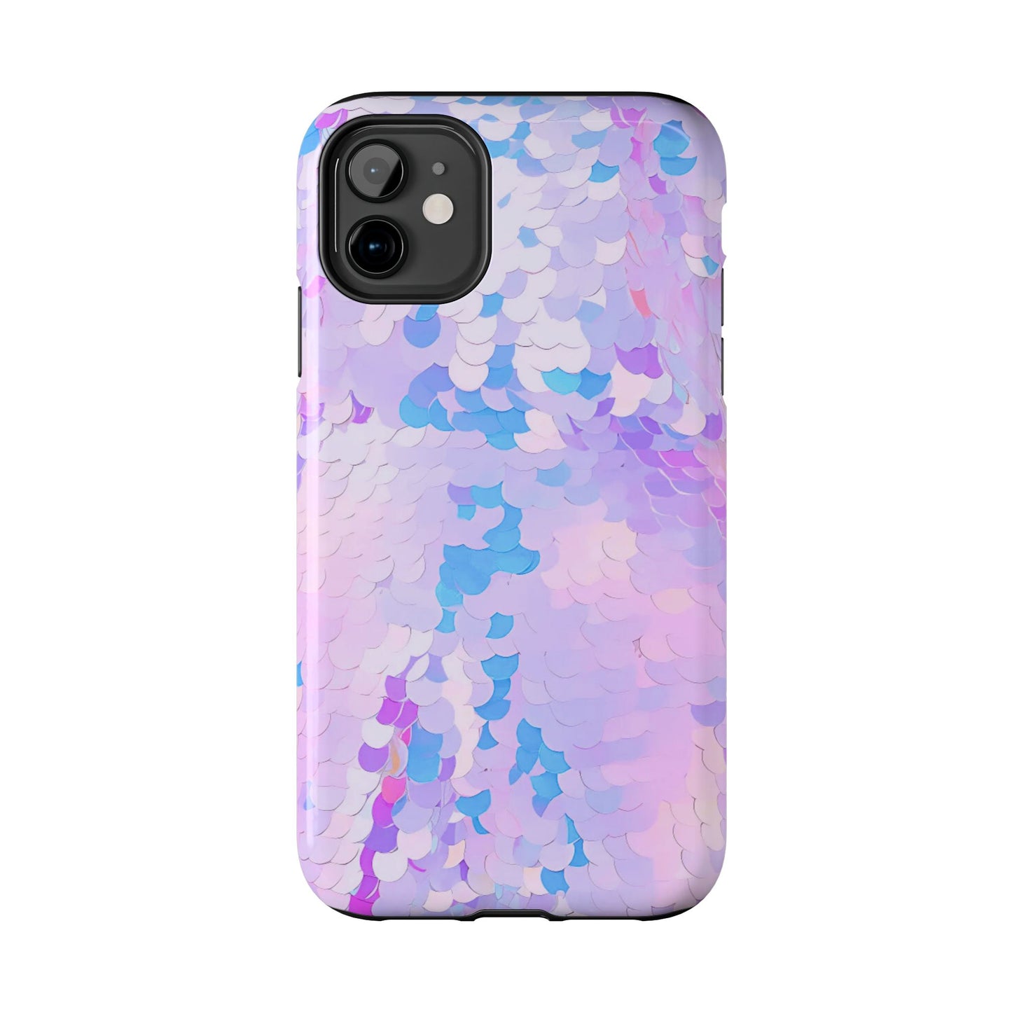 Colorful Sequin Romper Tough Phone Case - Stylish Protection for Your Device