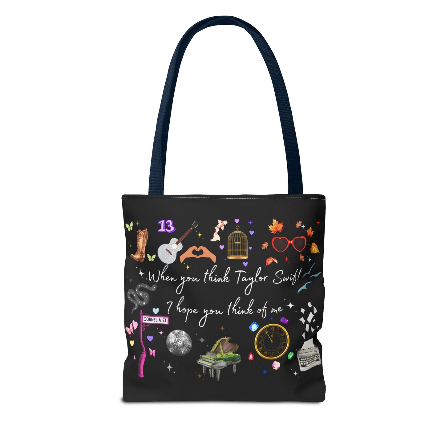 I hope you think of me Tote Bag, Music Lover Gift, Stylish Reusable Bag, Concert Accessory, Fan Merchandise