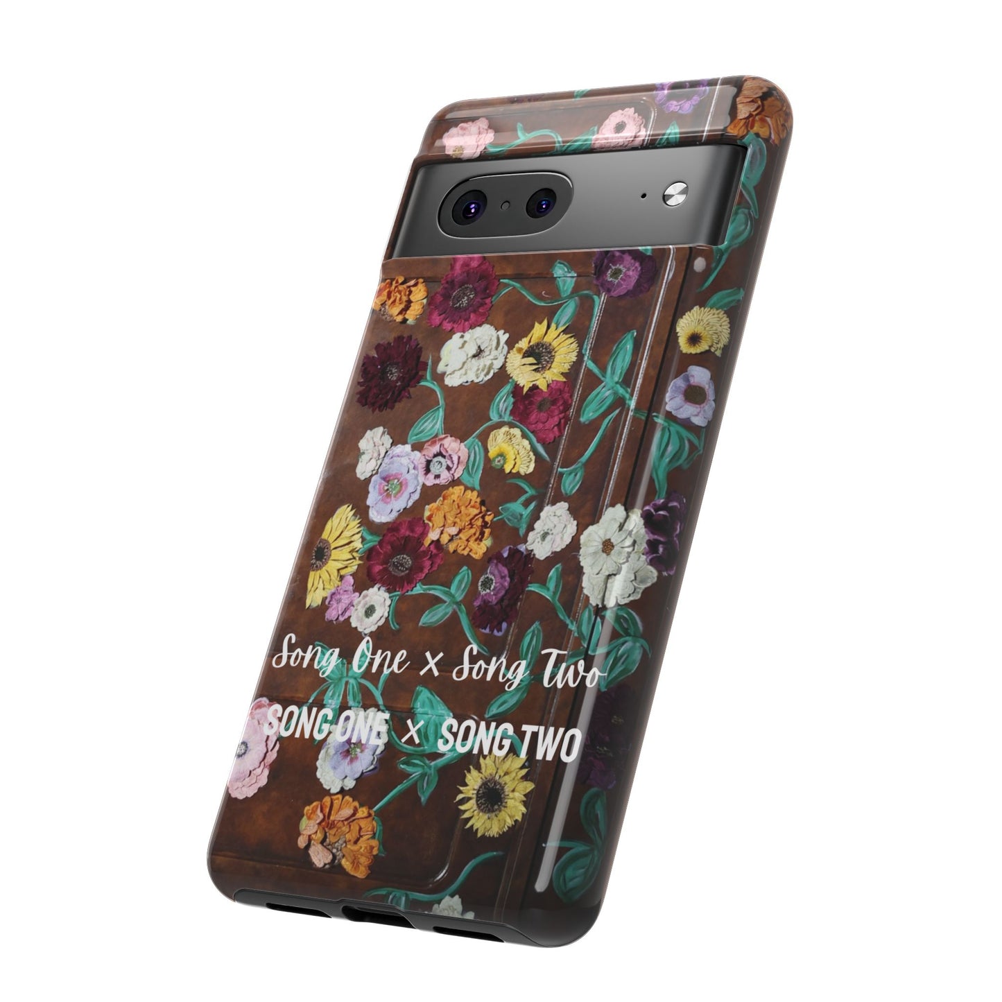 CUSTOMIZABLE with Surprise Song Titles - Surprise Song Floral Piano - Tough Cases