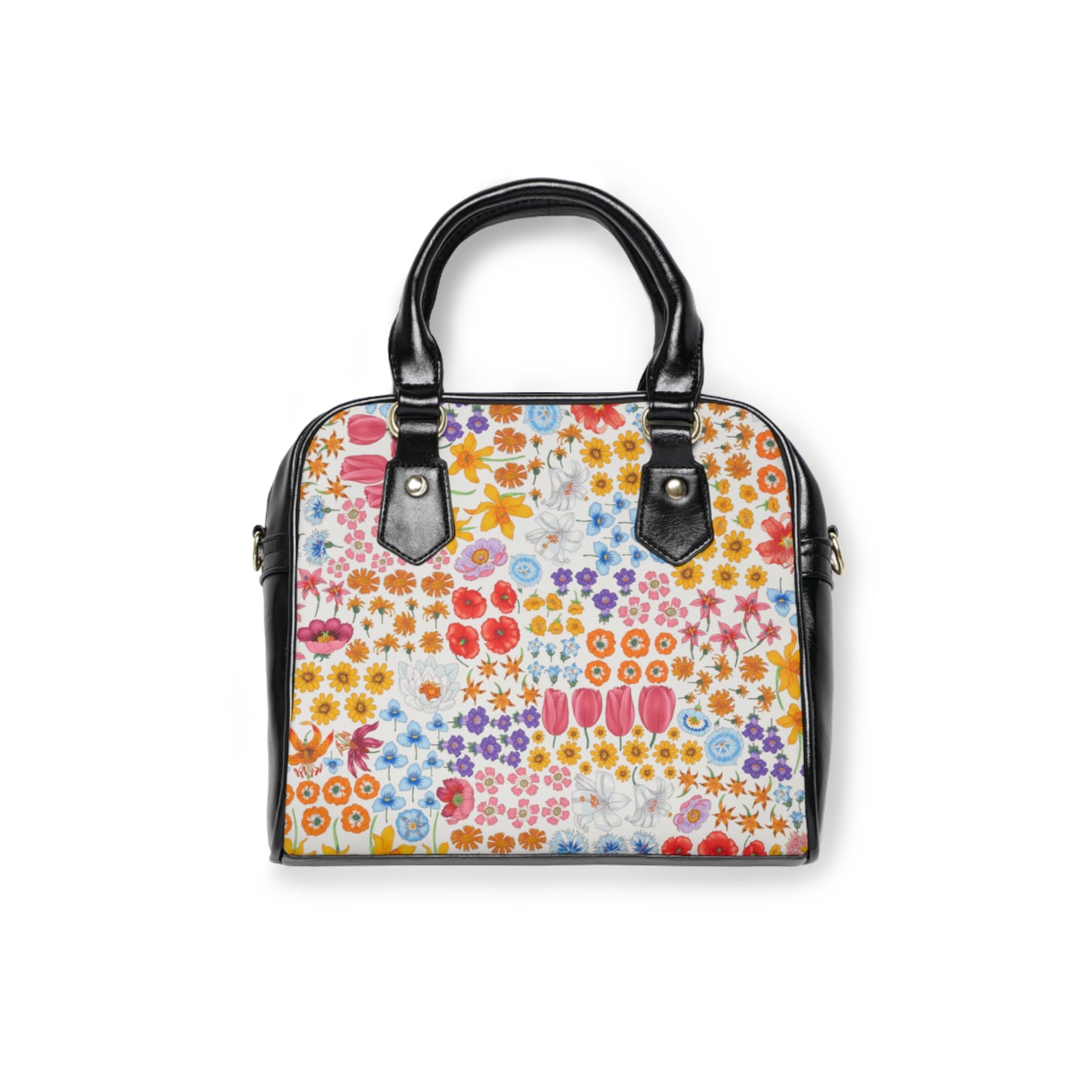 Vibrant Floral Shoulder Handbag "Flora"- Stylish Accessory for Everyday Use