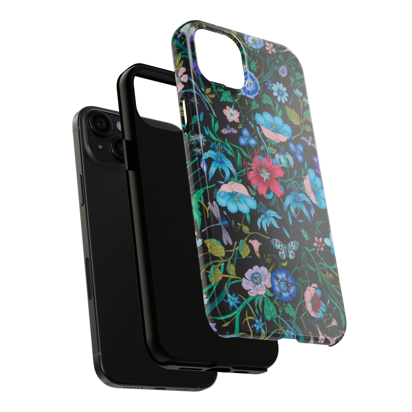 Vibrant Floral Tough Phone Case - Stylish and Durable Protection