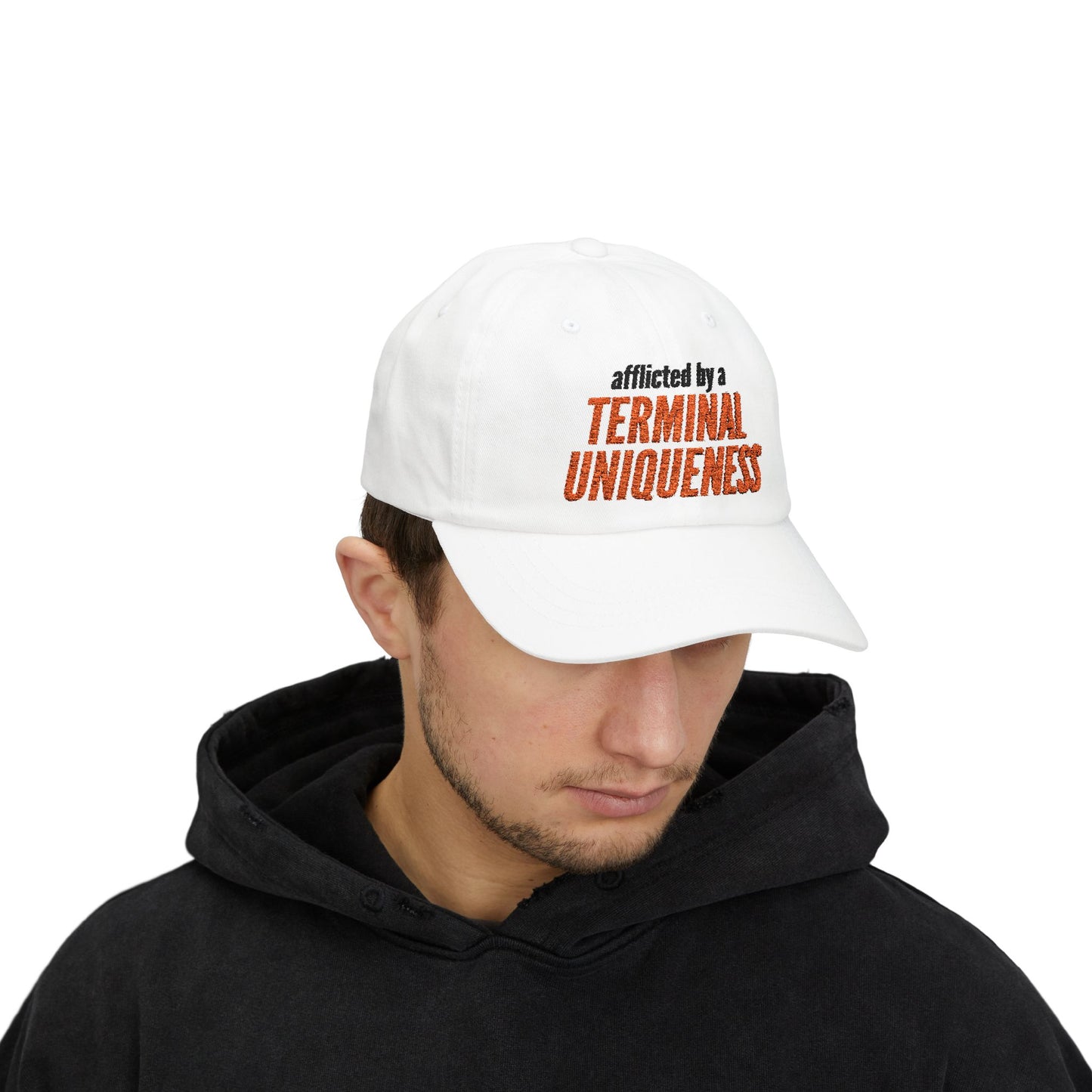 Embroidered - Afflicted by a Terminal Uniqueness Classic Dad Cap - Adjustable Hat