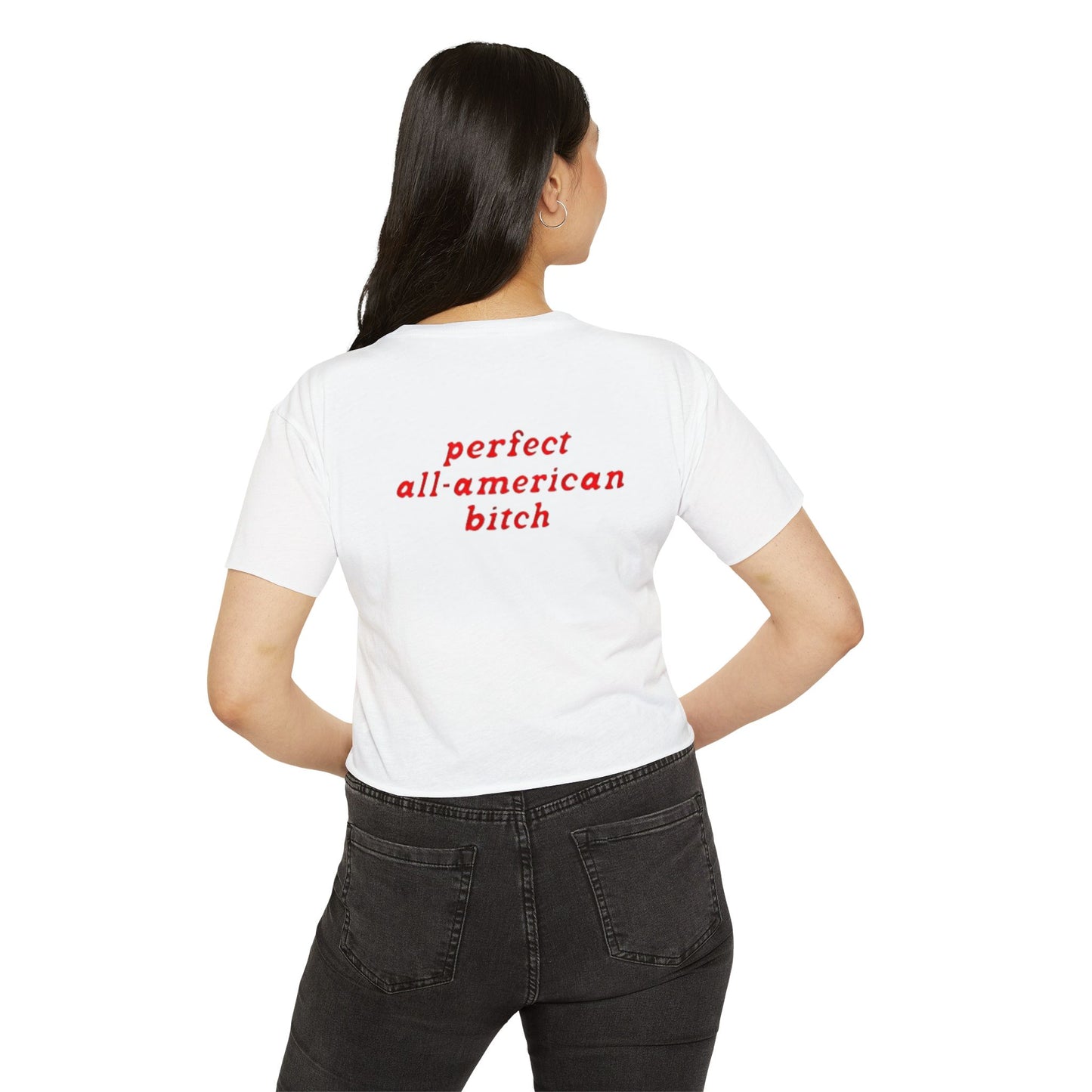 all american bitch - Women's Crop Top