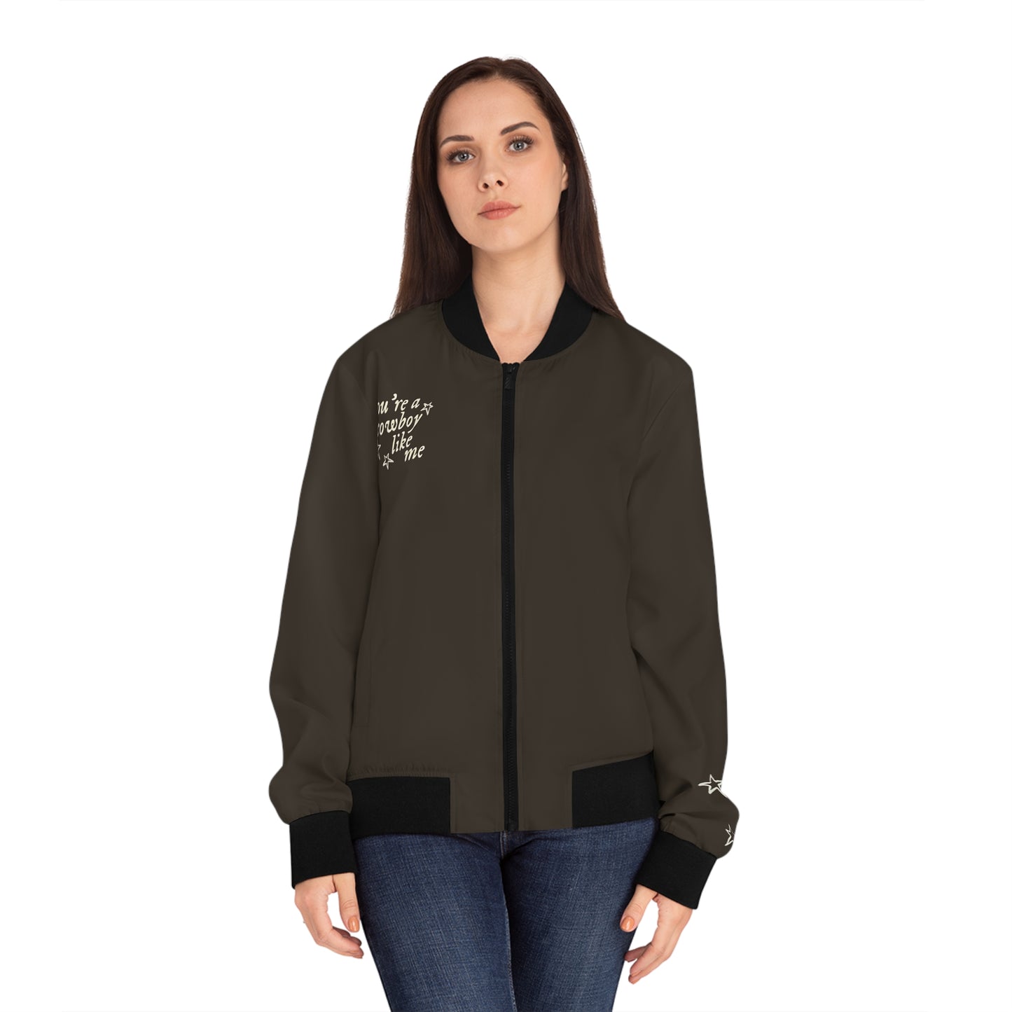 Eyes Full of Stars - Lightweight Women's Bomber Jacket