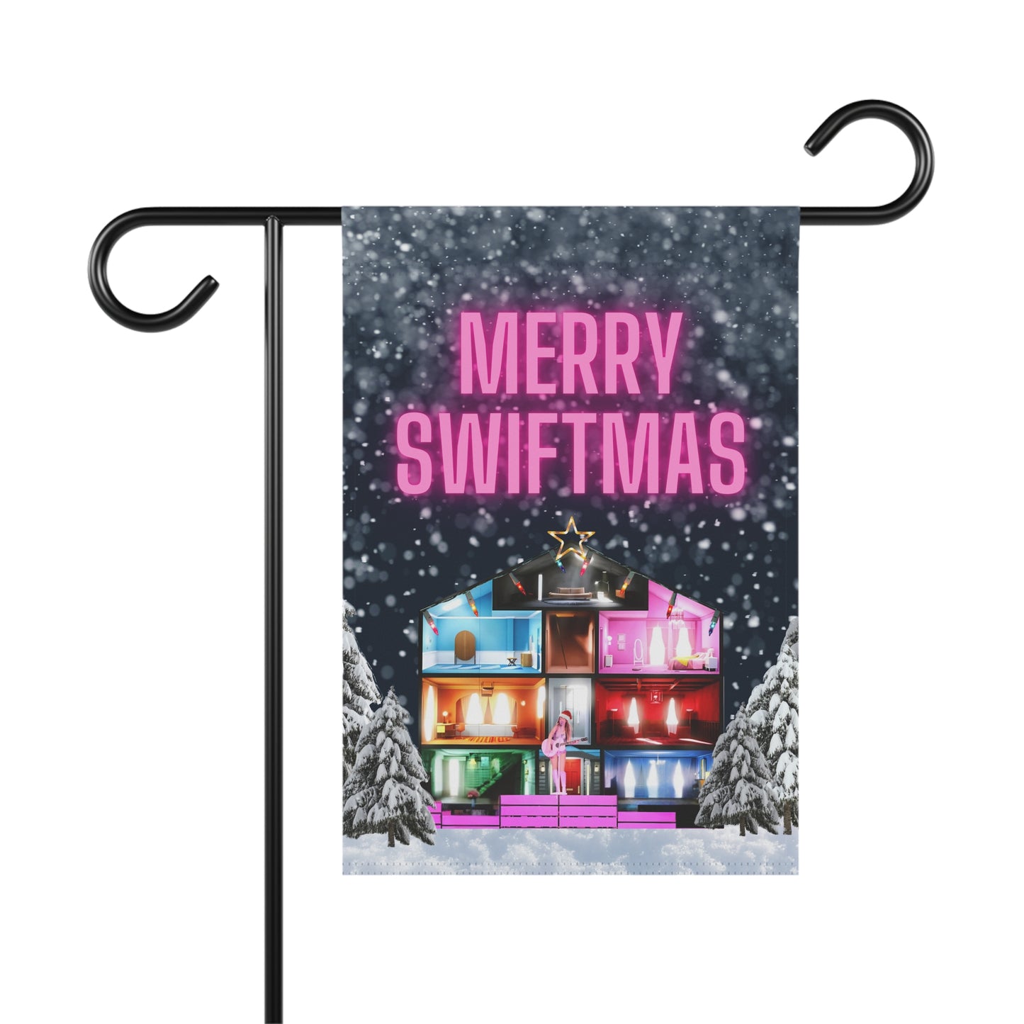 Festive Swiftmas Garden Banner