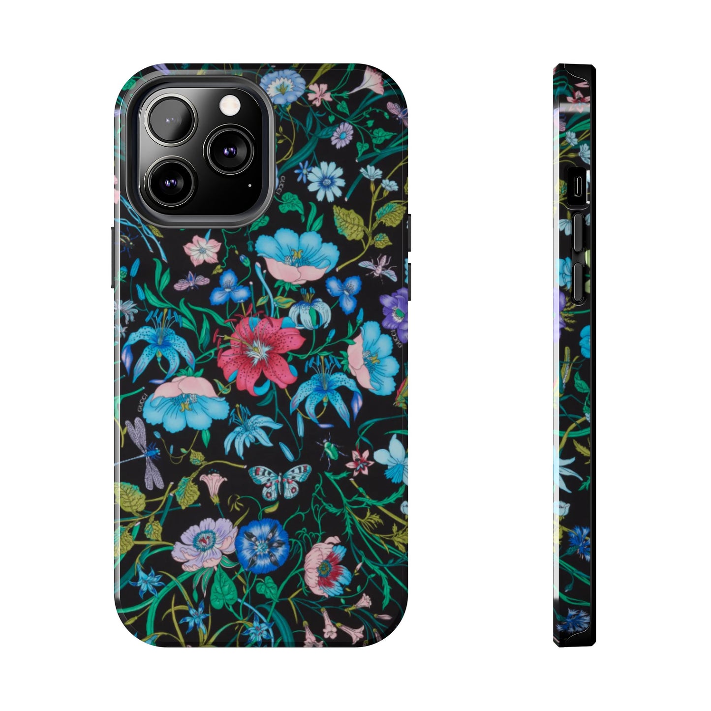 Vibrant Floral Tough Phone Case - Stylish and Durable Protection