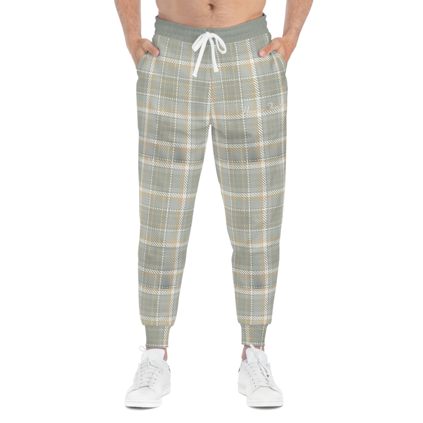 Plaid Happier - Athletic Joggers