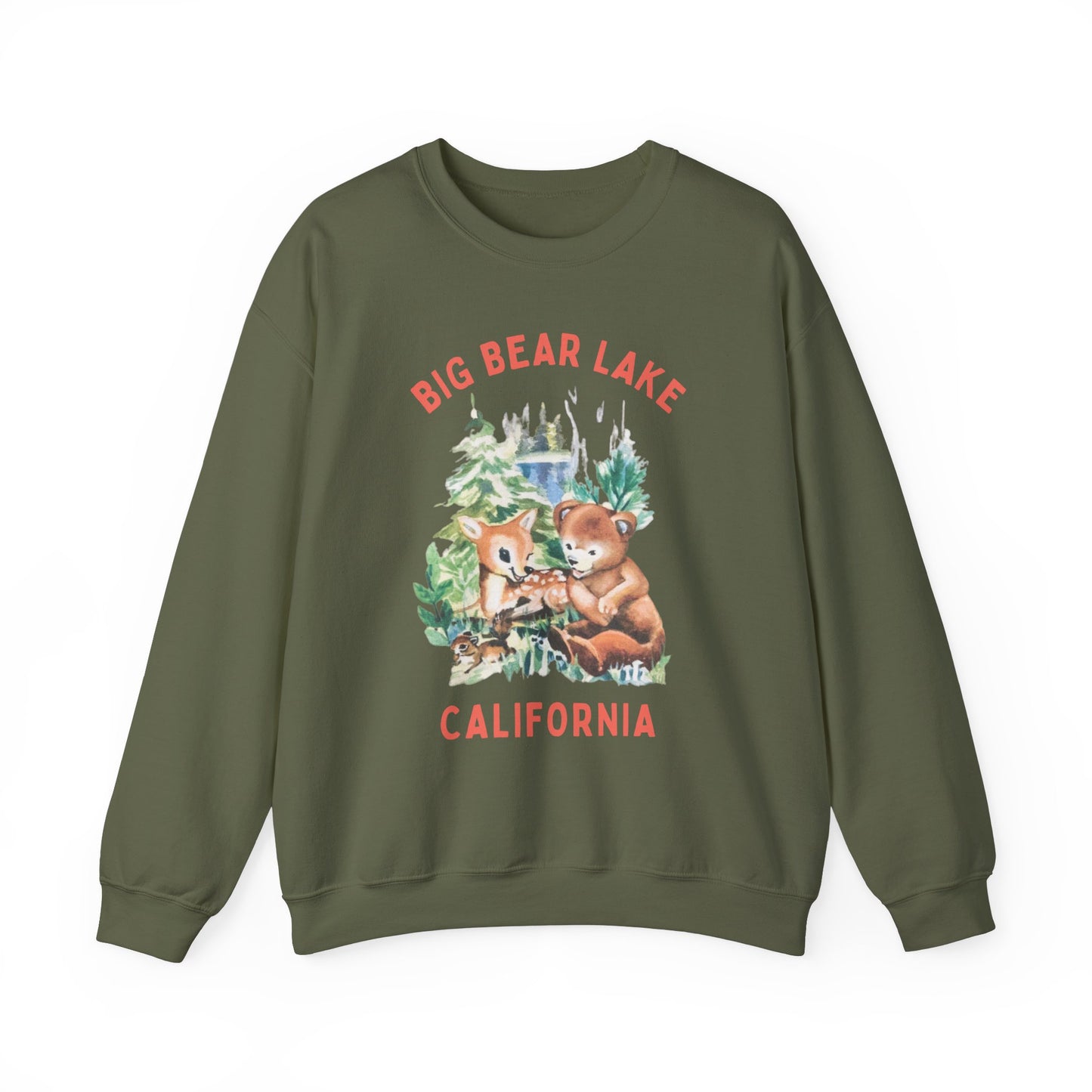 Big Bear Lake Unisex Heavy Blend™ Crewneck Sweatshirt