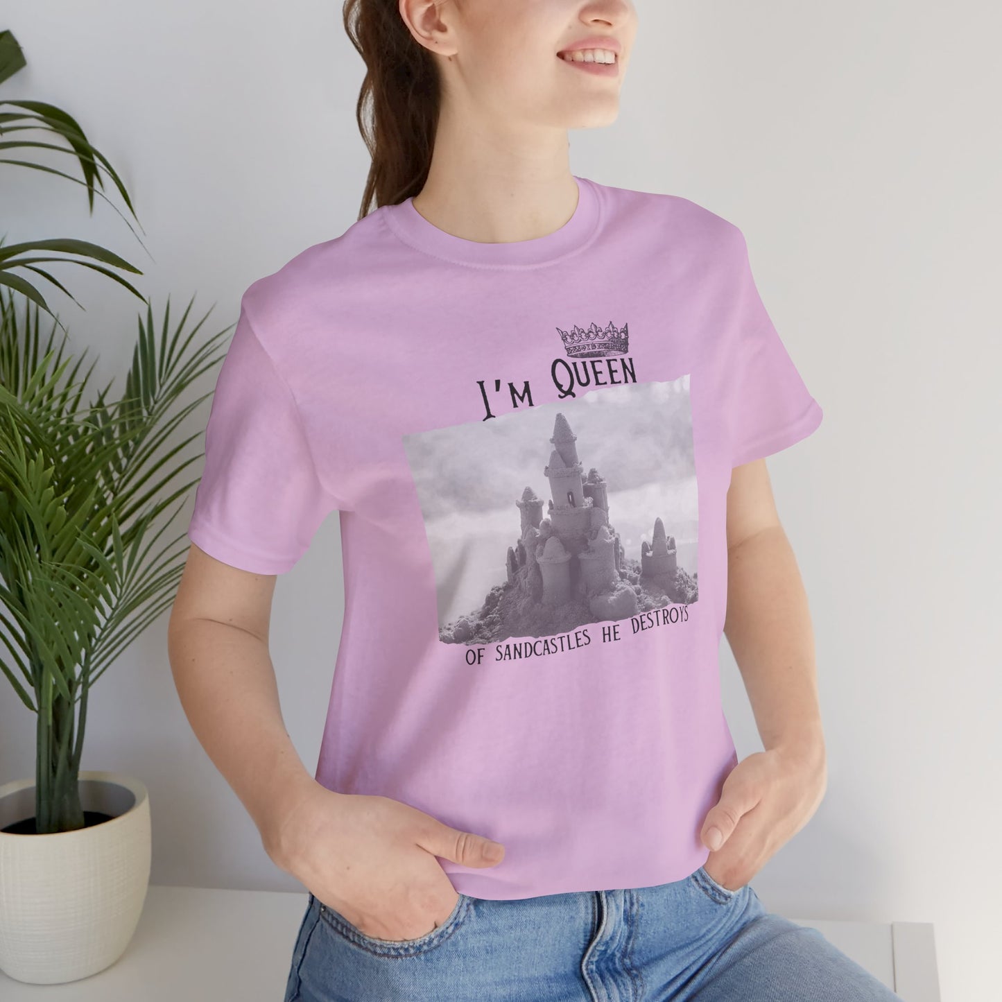 Queen of sandcastles he destroys -  Bella Canvas Unisex Tee, Perfect Gift for Swifties, Trendy Summer Wear, Soft Cotton T-Shirt, Positive Vibe Apparel