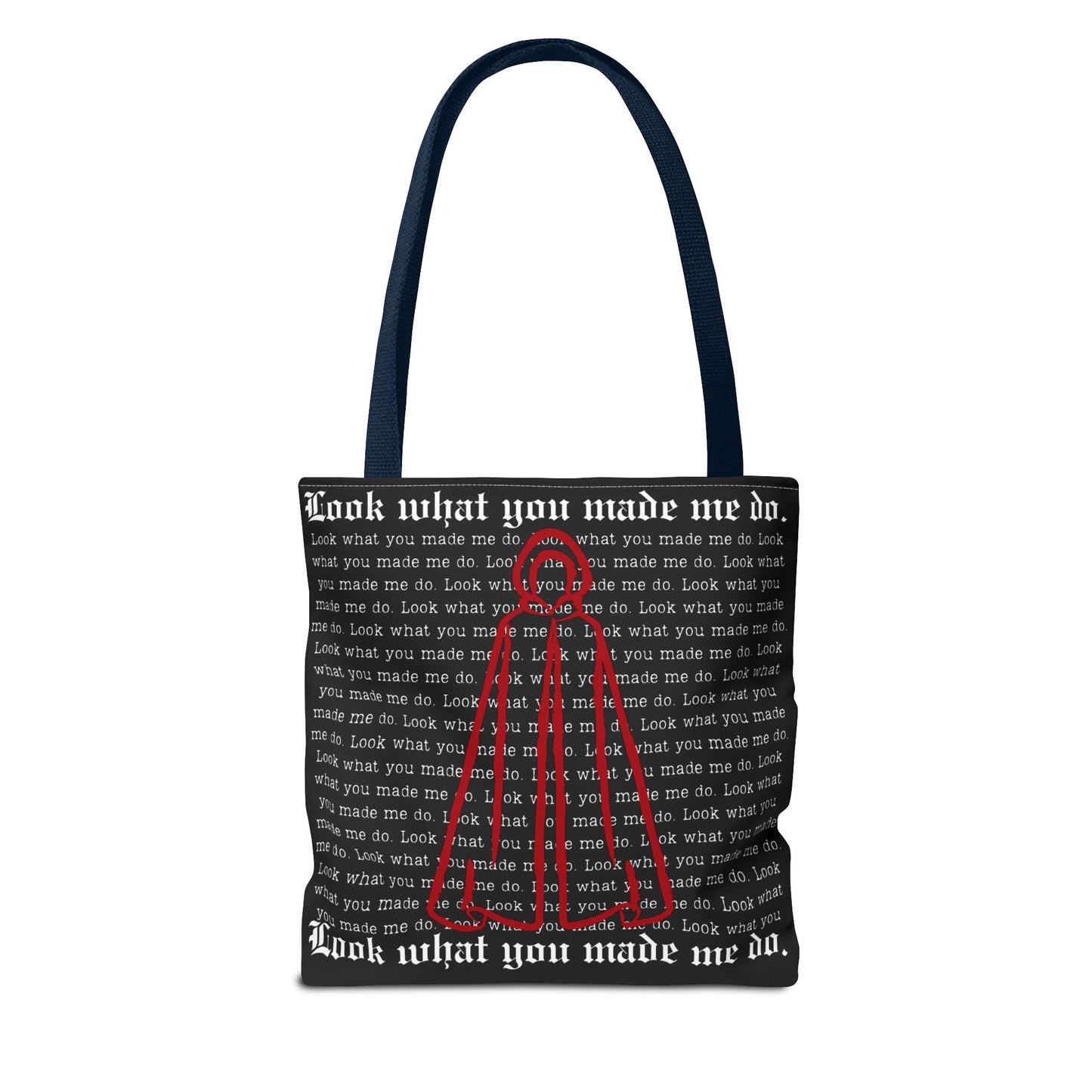 Stylish Tote Bag with 'Look What You Made Me Do' Handmaid's Design | Reusable Shopping Bag, Gift for Music Lovers, Casual Bag, Trendy Accessory