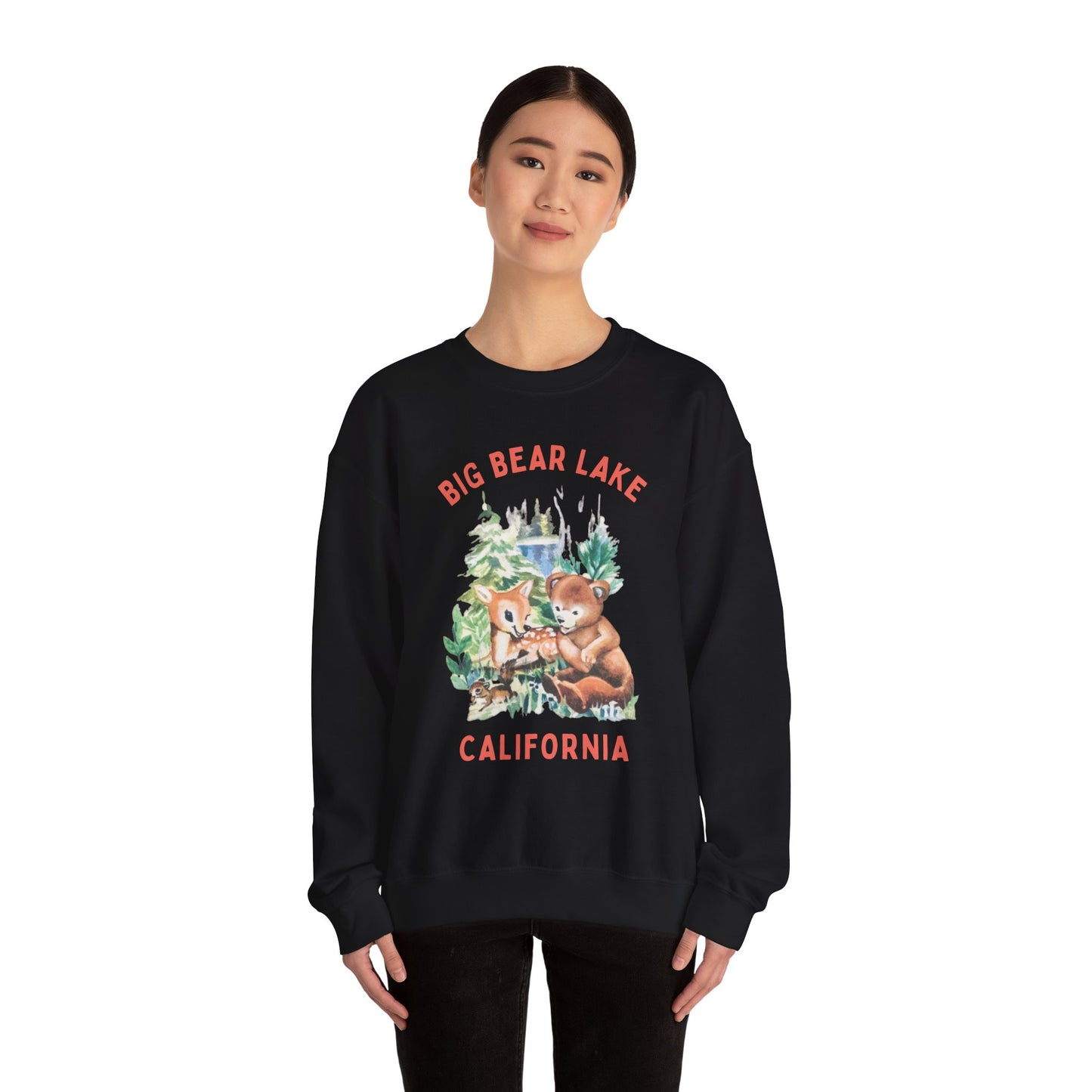 Big Bear Lake Unisex Heavy Blend™ Crewneck Sweatshirt