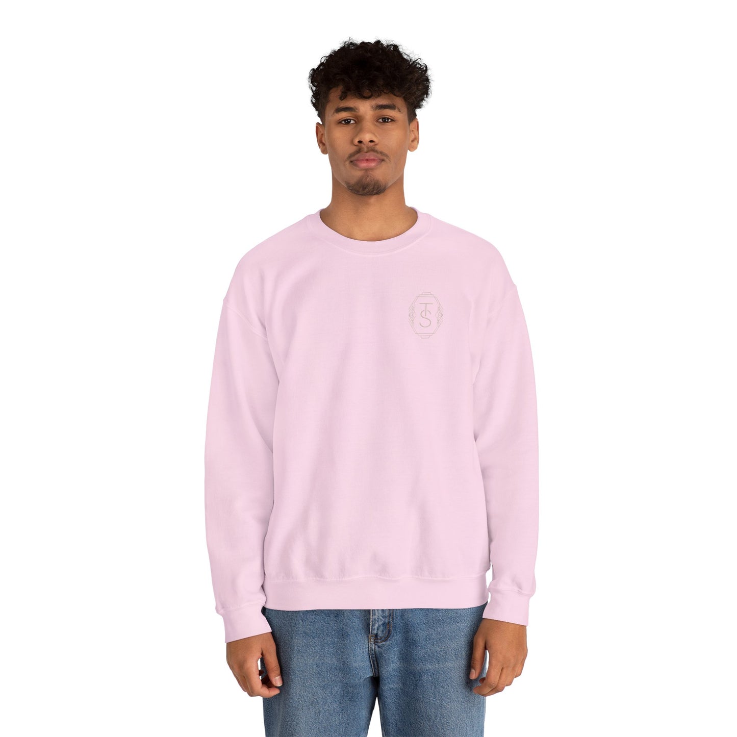 Initials Emblem Crewneck Sweatshirt