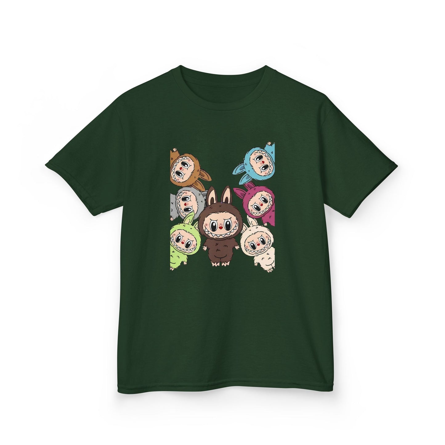 KIDS Adorable Labubu Tee, Fun Graphic Shirt for Boys & Girls, Perfect for Playdates, Birthdays, Family Events, Gifts
