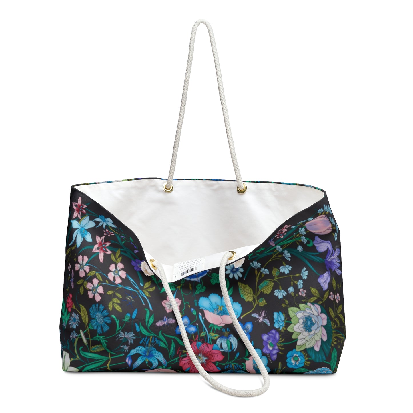 Floral Print Weekender Bag "Flora Inspired"- Stylish Travel Tote for Weekend Getaways and Beach Trips