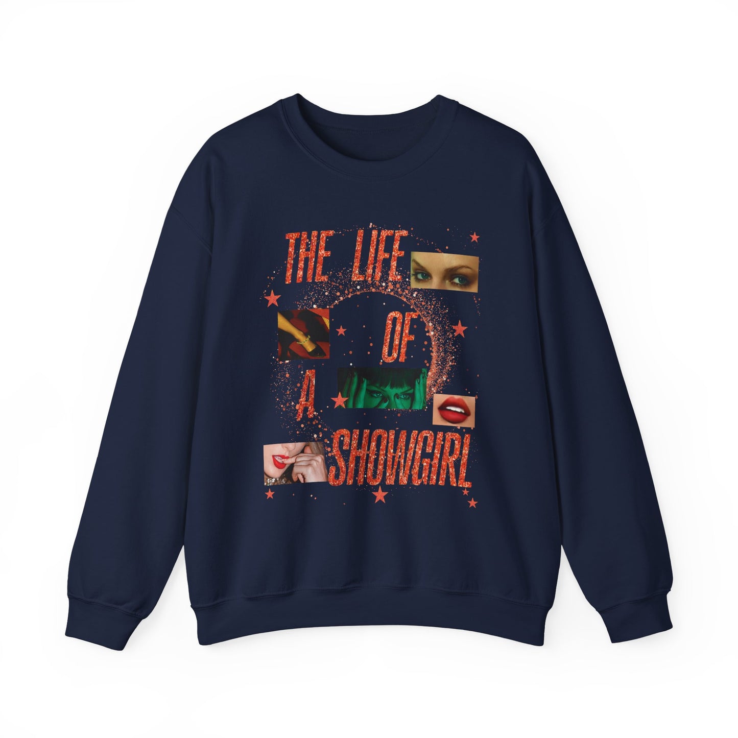 Showgirl Life Collage Sweatshirt | Cozy Unisex Crewneck, Perfect Gift for Performers, Birthday, Dance Lovers, Fashion Statement