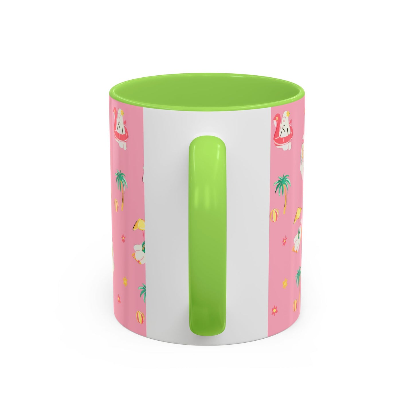 Pink Summerween Ghostie Mugs - Fun Gift, Beach Decor, Unique Coffee Cup, Cute Summer Drinkware, Perfect for Summer