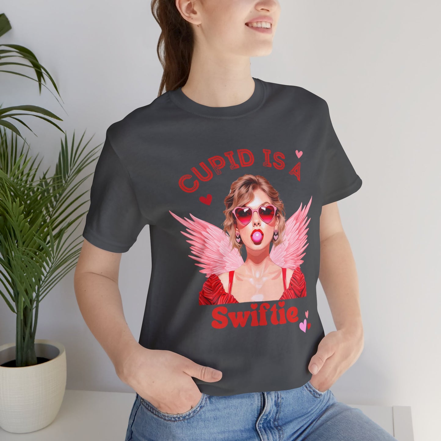 Cupid is a Swiftie - Unisex Jersey Short Sleeve Tee