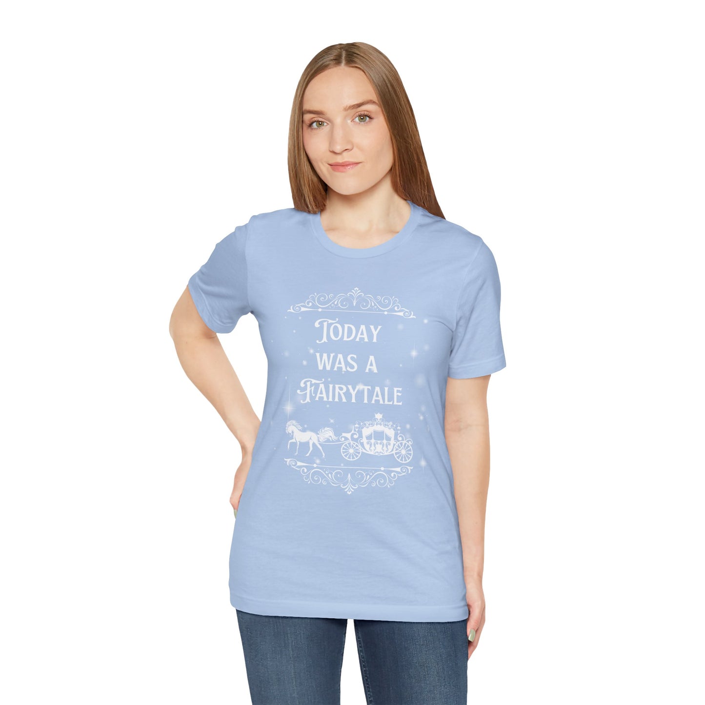 Fairytale Bride Short Sleeve Tee - Today Was a Fairytale (Front and Back!)