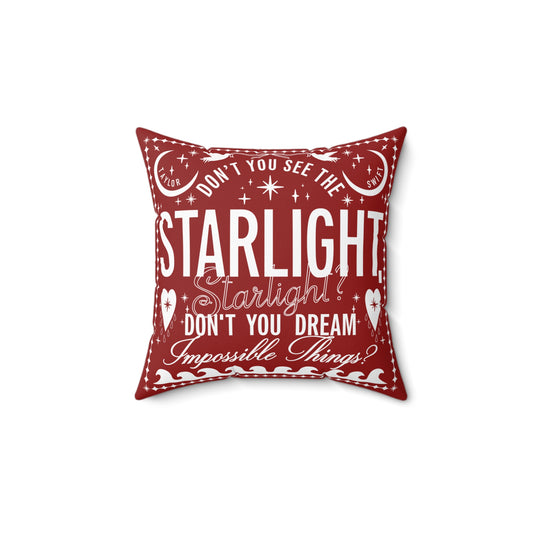 Starlight Polyester Square Pillow