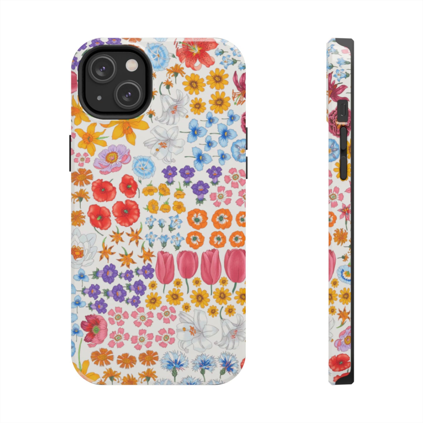 Vibrant Floral Tough Phone Case "Flora"- Durable Protection for Your Device