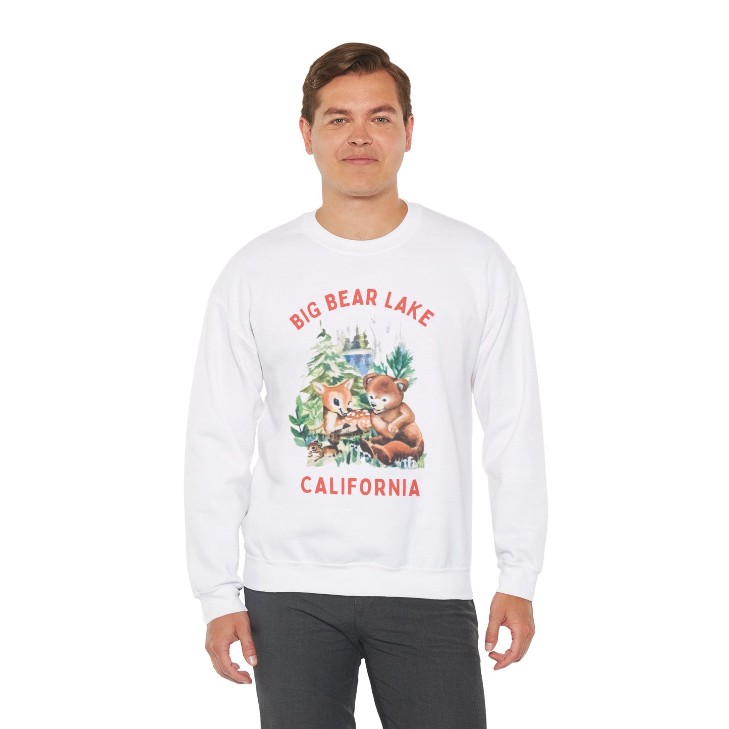 Big Bear Lake Unisex Heavy Blend™ Crewneck Sweatshirt