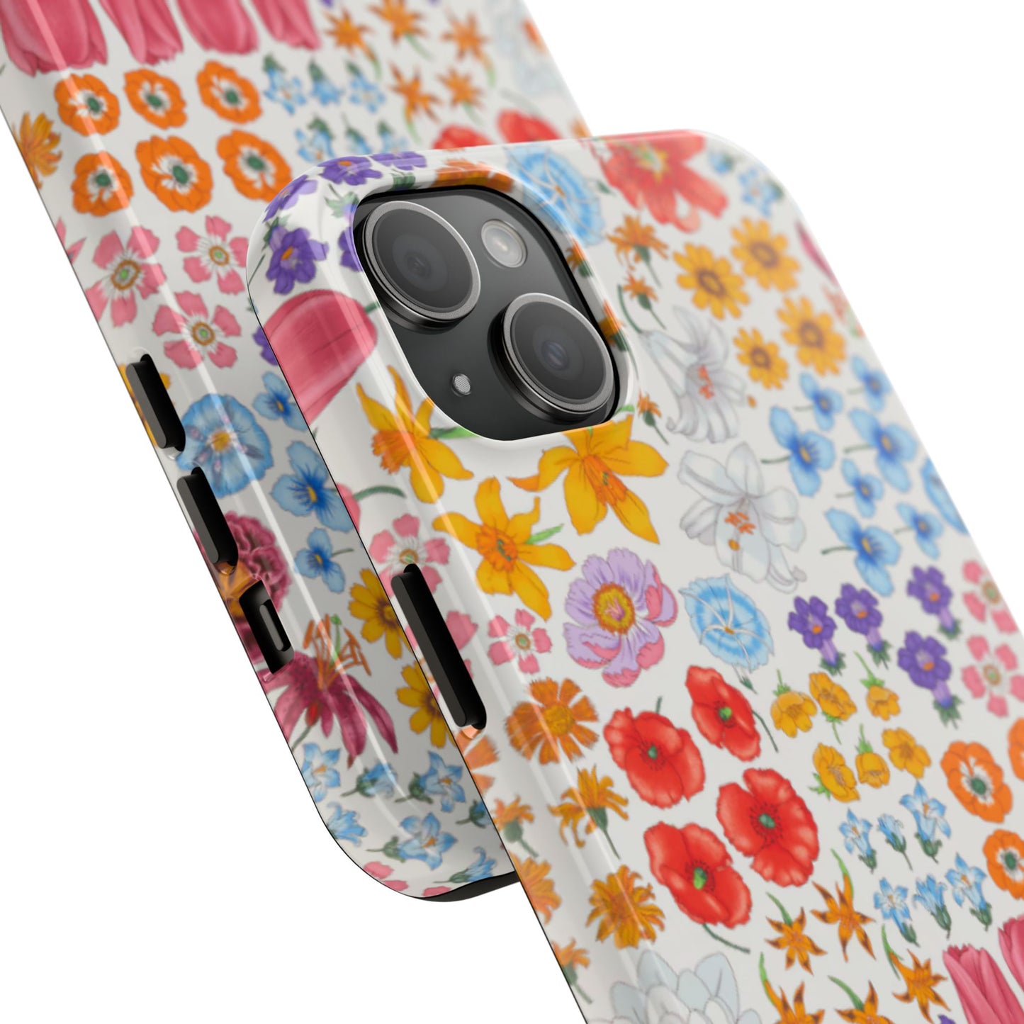 Vibrant Floral Tough Phone Case "Flora"- Durable Protection for Your Device