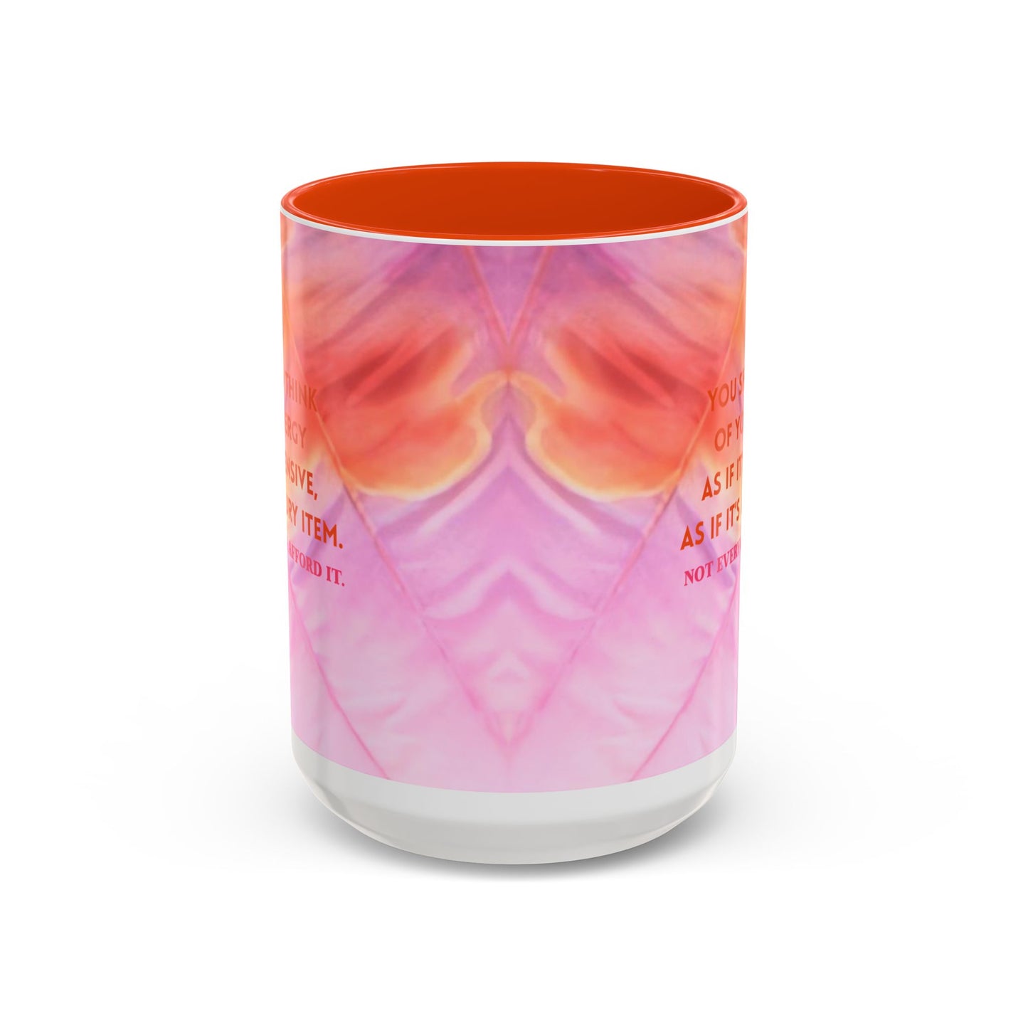 Colorful Luxury Energy Inspirational Mug, Motivational Coffee Cup, Unique Gift, Office Decor, Self-Care Reminder