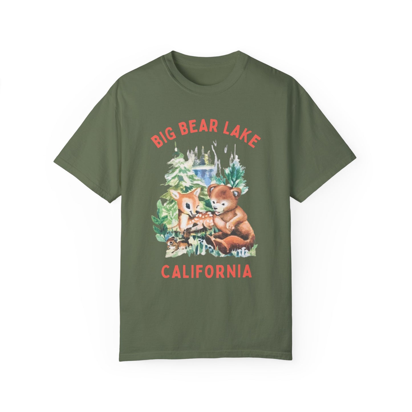 Big Bear Lake Unisex Garment-Dyed T-shirt