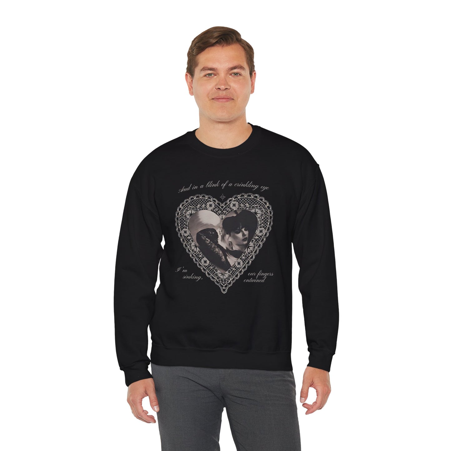 Crinkling Eye - Unisex Heavy Blend™ Crewneck Sweatshirt