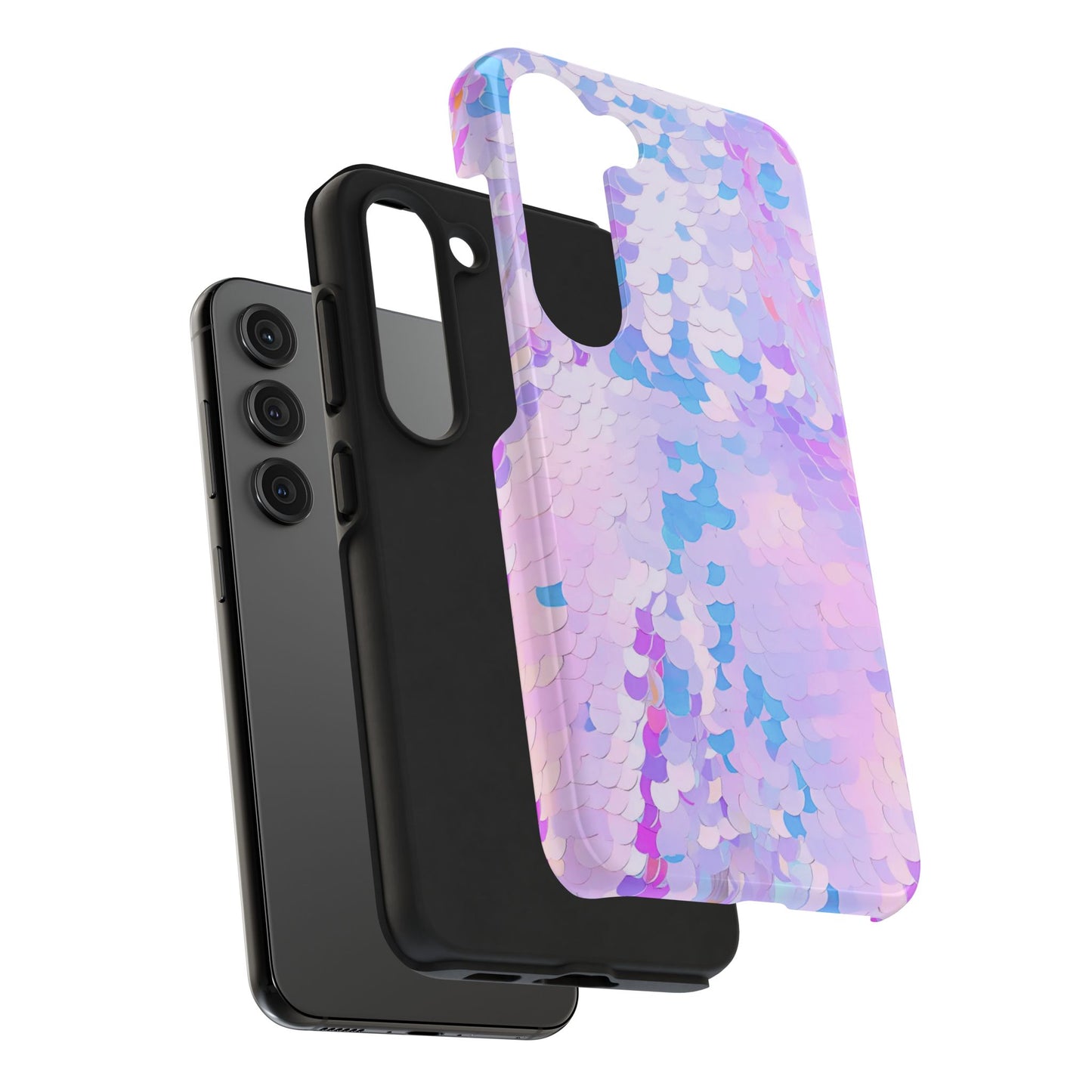 Colorful Sequin Romper Tough Phone Case - Stylish Protection for Your Device