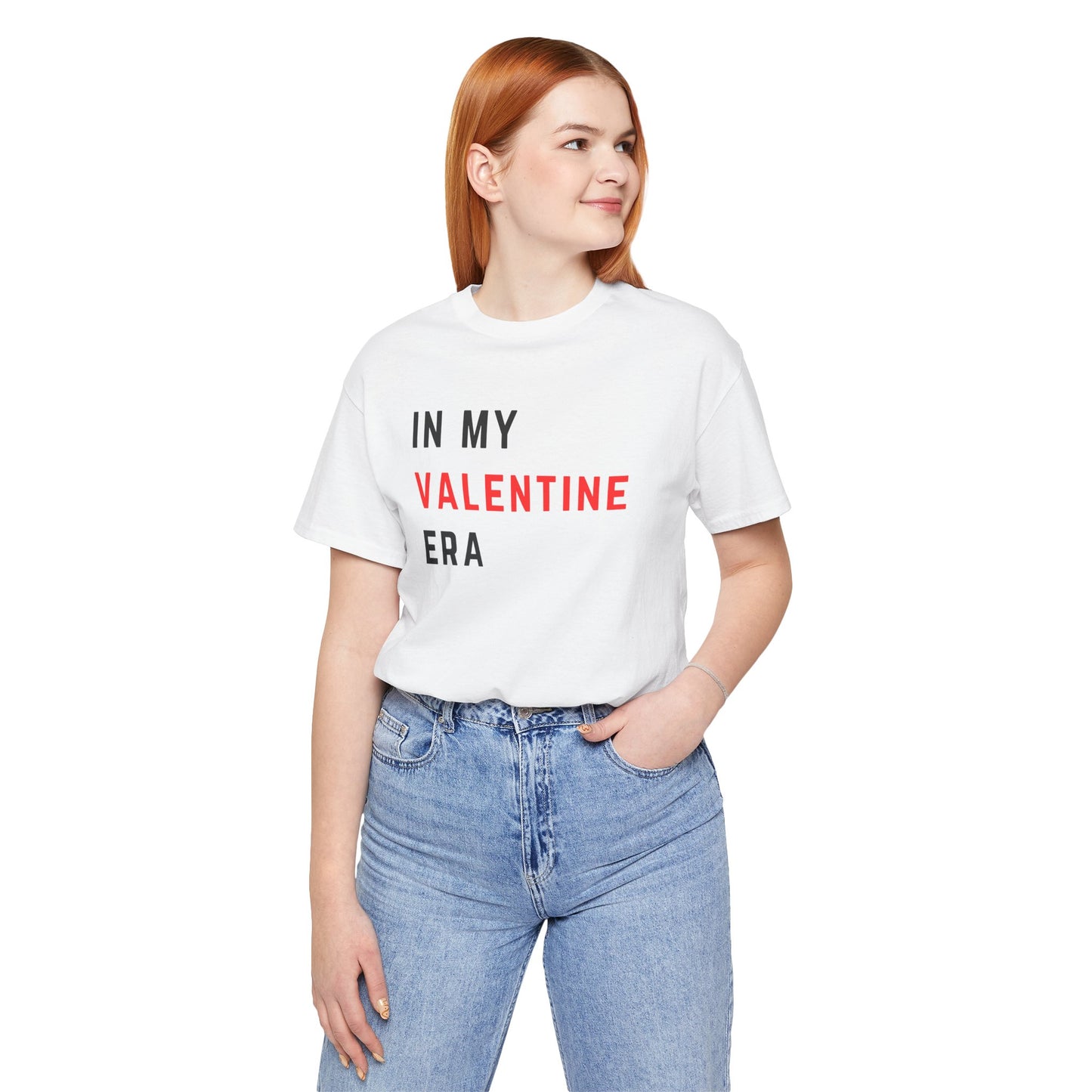 In my Valentine Era - Unisex Jersey Short Sleeve Tee