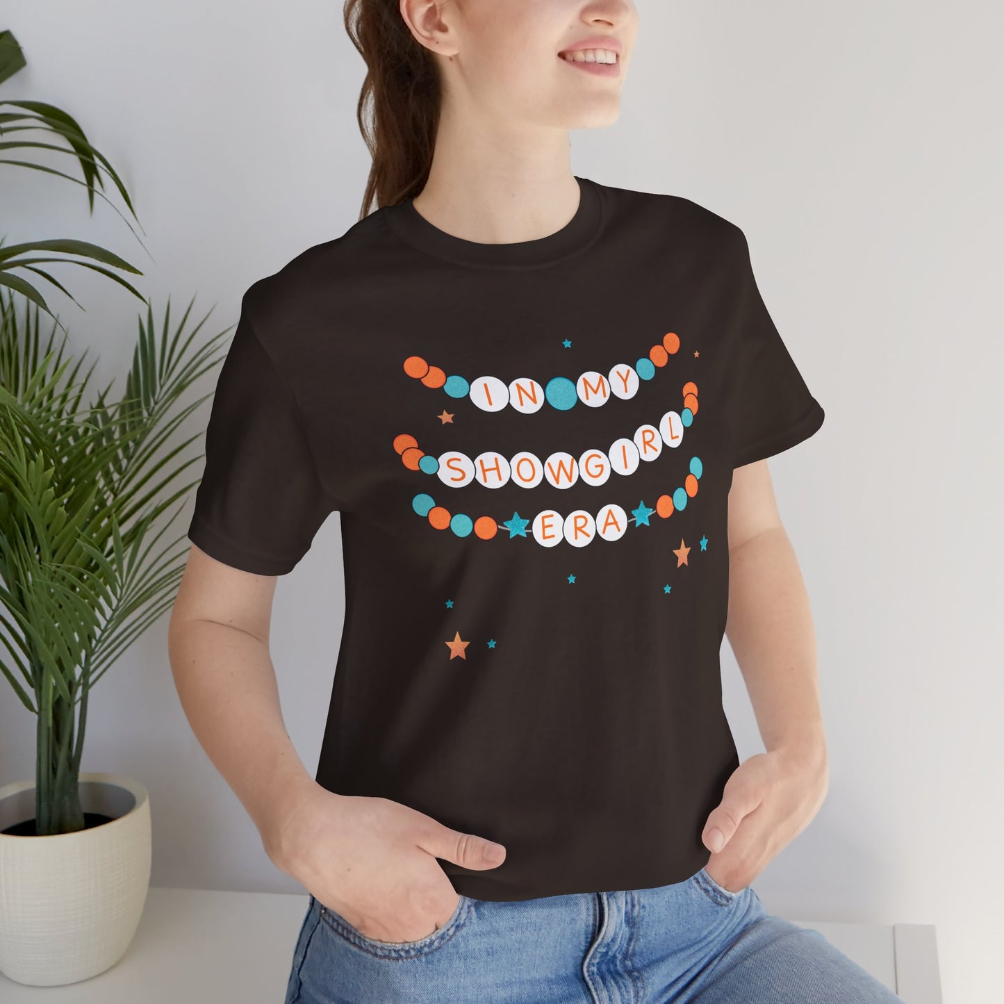 Showgirl Friendship Bracelets Tee, Fun Graphic T-Shirt, Casual Summer Top, Festival Wear, Birthday Gift, Unique Party Outfit