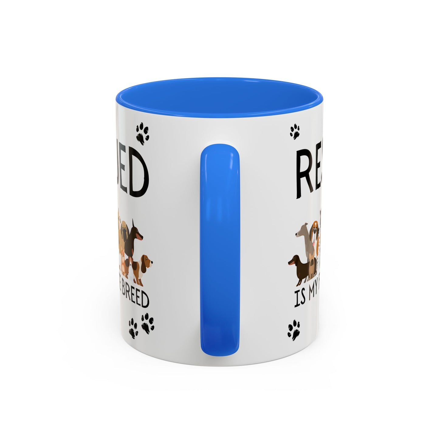 Colorful Dog Rescue Mugs - Perfect for Pet Lovers, Gift for Animal Advocates, 11oz