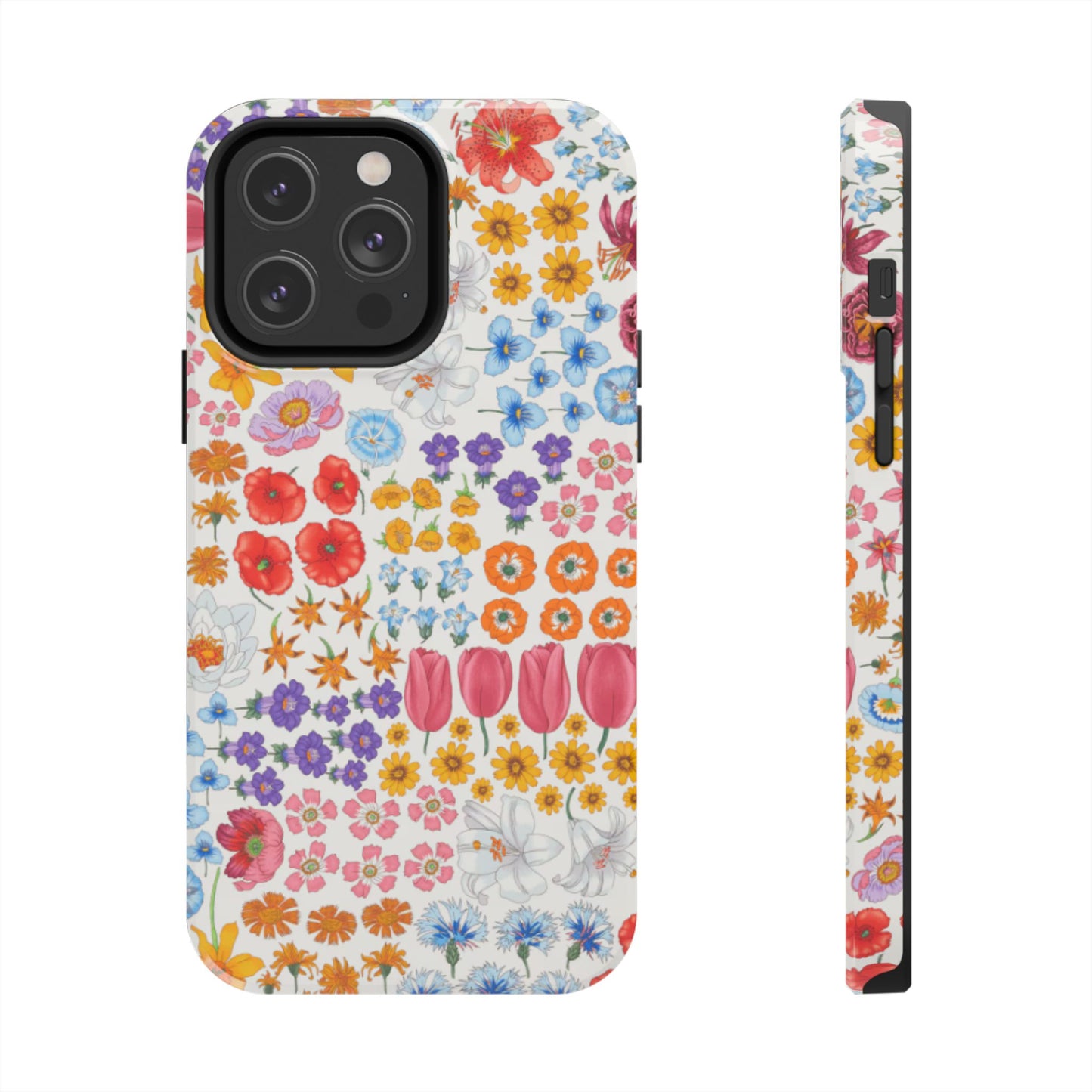 Vibrant Floral Tough Phone Case "Flora"- Durable Protection for Your Device