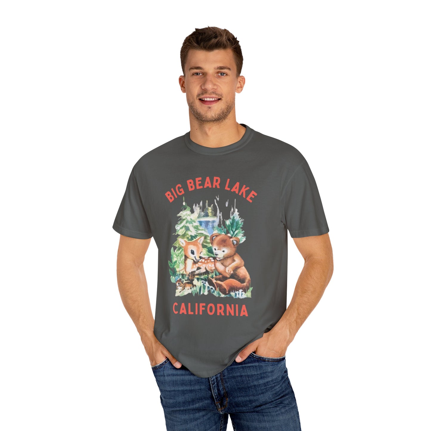 Big Bear Lake Unisex Garment-Dyed T-shirt