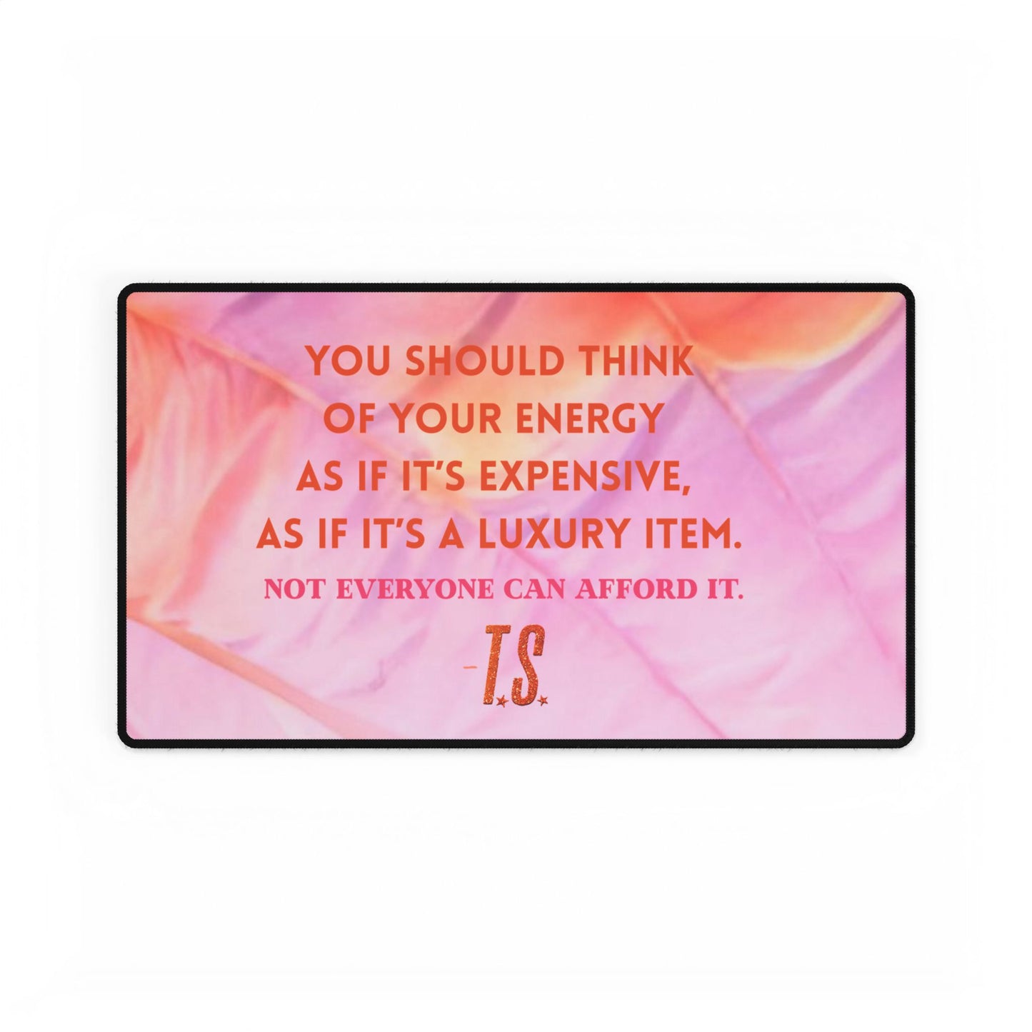 Luxury Energy Desk Mats for Home Office, Desk Accessories, Motivational Gifts, Creative Workspace, Unique Desk Decor