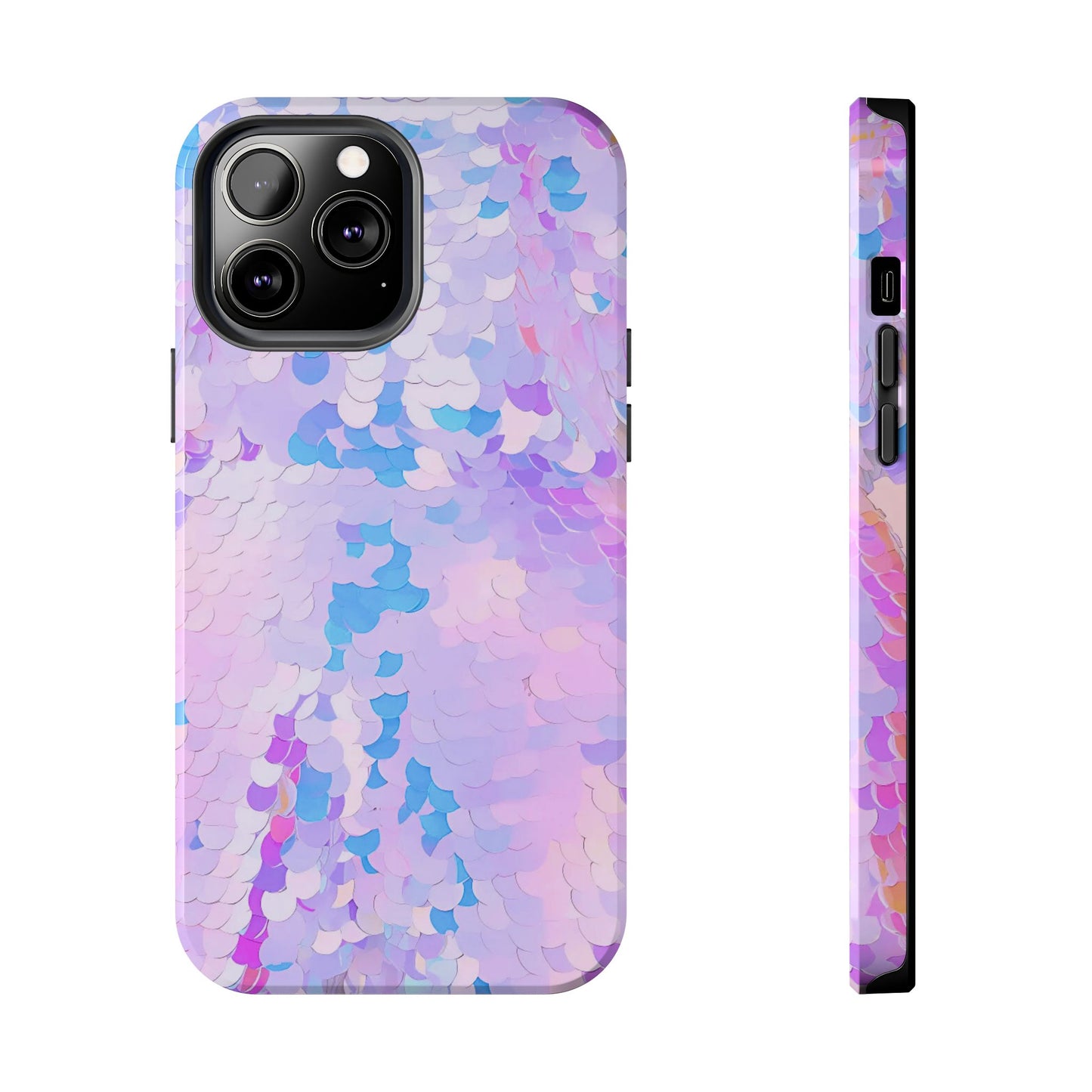 Colorful Sequin Romper Tough Phone Case - Stylish Protection for Your Device