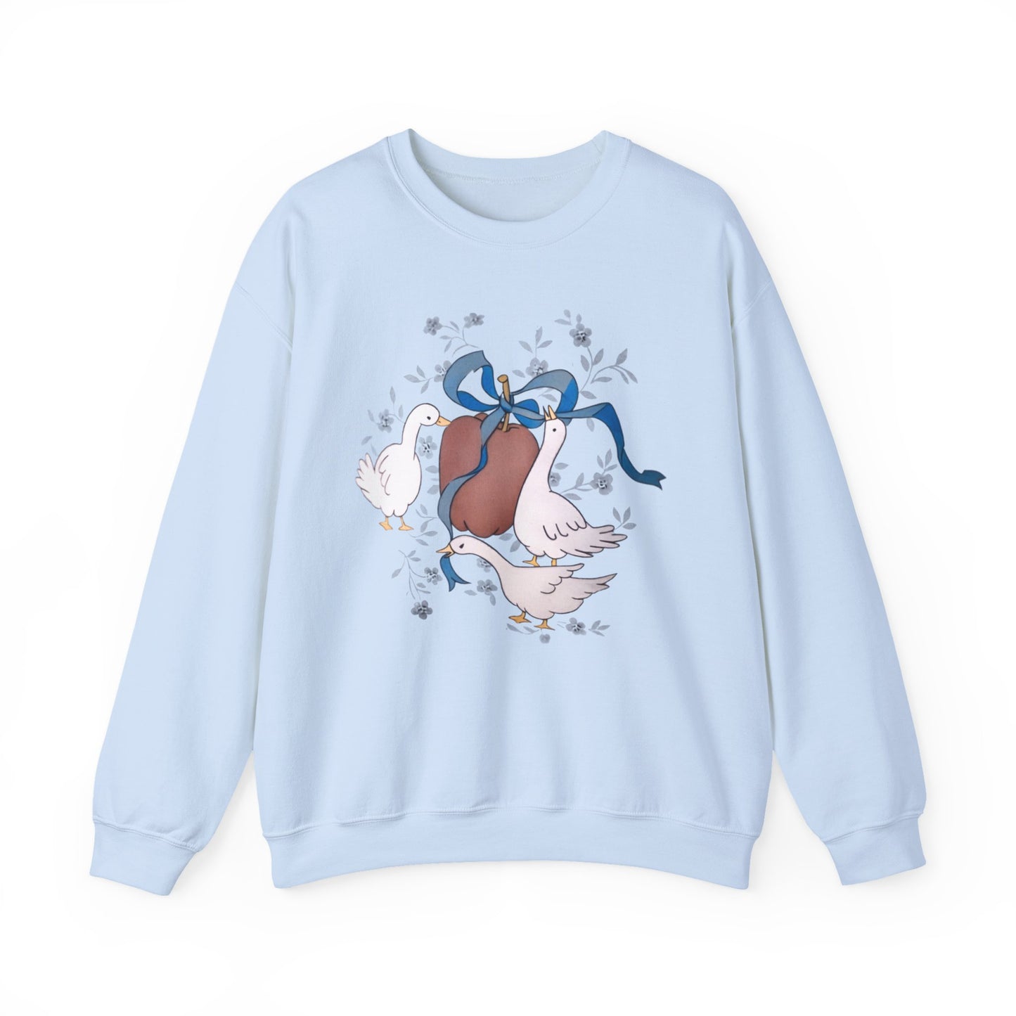 Goose Family Vintage Image Crewneck Sweatshirt