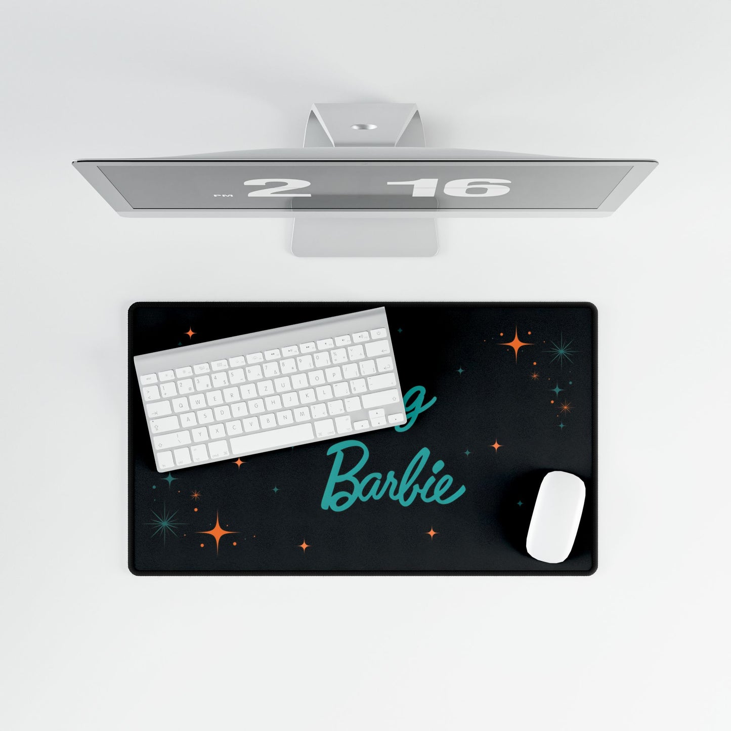Boring Barbie Desk Mat - Stylish Workspace Accessory, Gaming Desk Pad, Home Office Decor, Gift for Her, Fun Desk Accessory