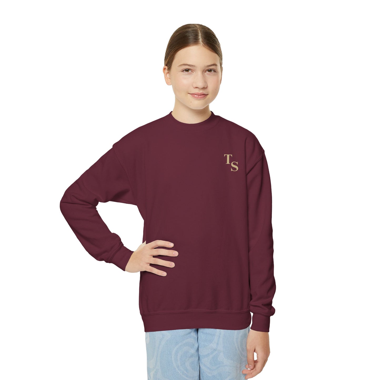 Surprise Song Piano Flowers - Youth Crewneck Sweatshirt