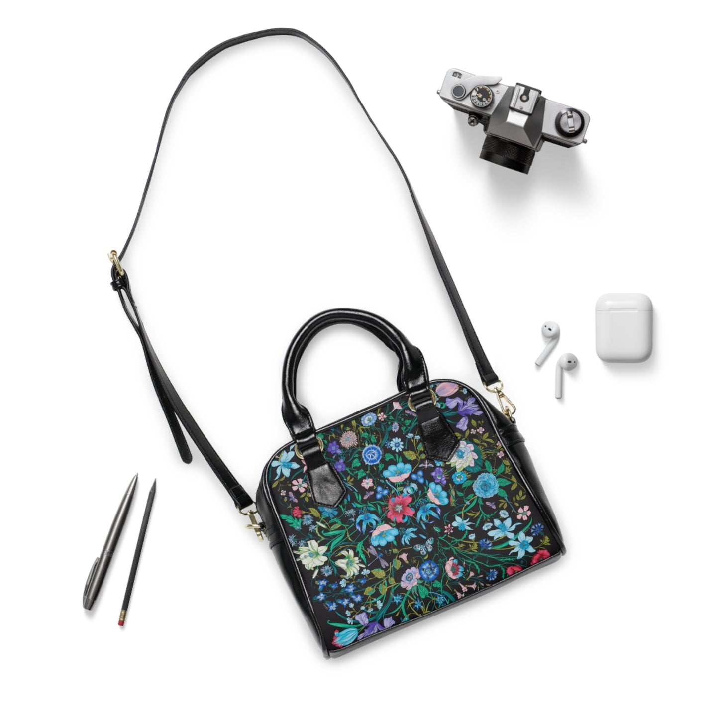 Floral Shoulder Handbag "Flora"- Stylish & Functional for Everyday Use
