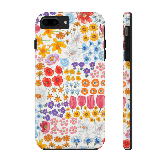 Vibrant Floral Tough Phone Case "Flora"- Durable Protection for Your Device