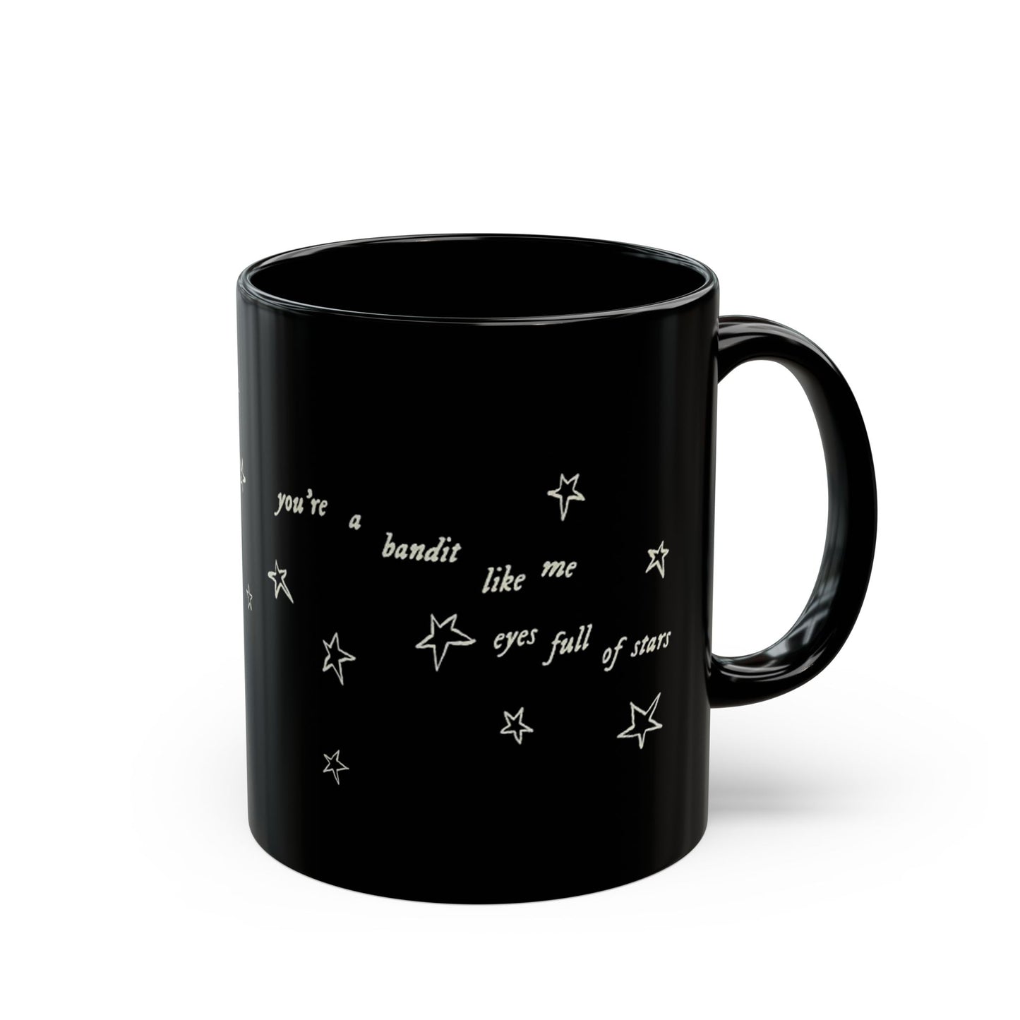 Eyes Full of Stars - Black Mug (11oz)