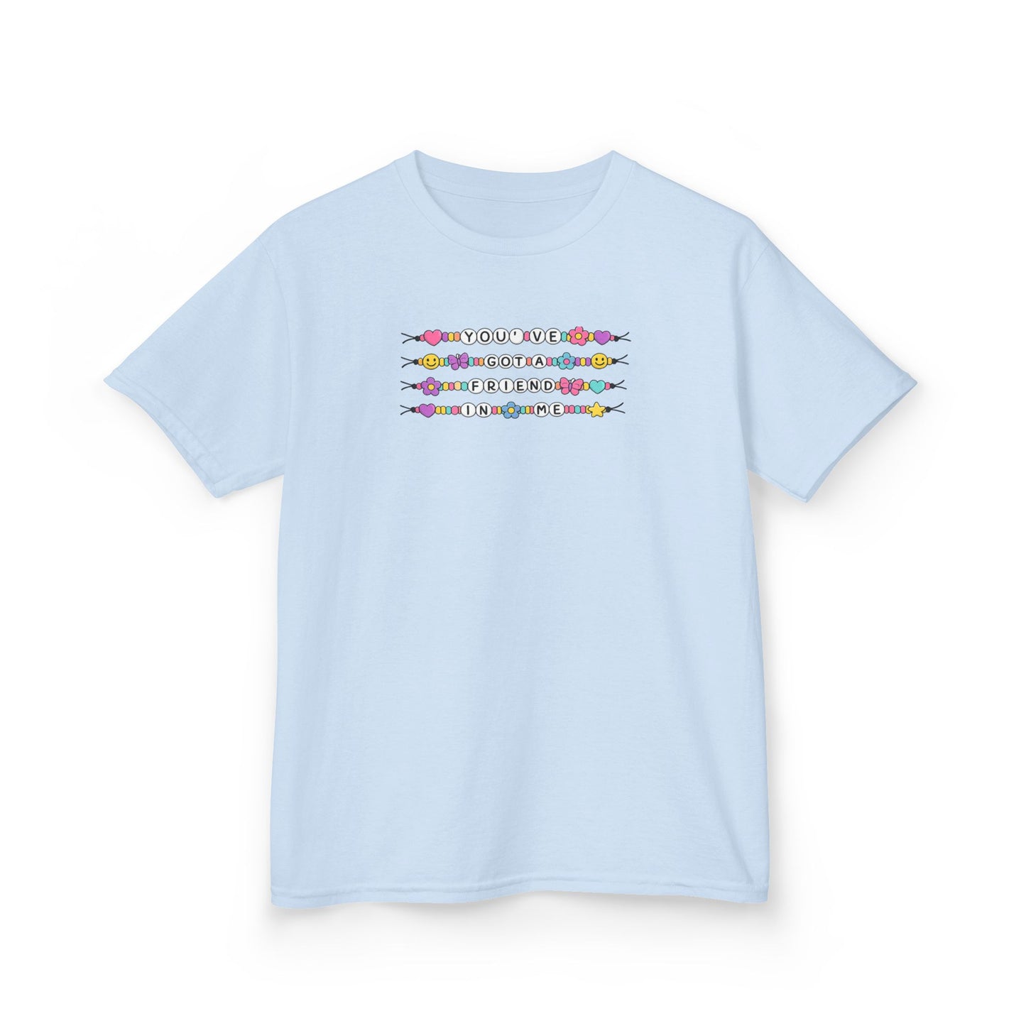 Kids Tee — Colorful Friendship Bracelet Toy Themed