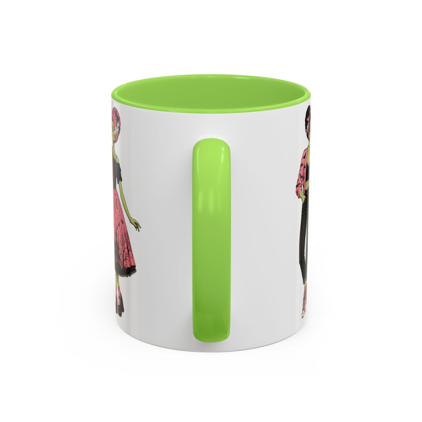 Pink Monster Brides Lesbian Couple Mug — 11 oz Coffee Cup