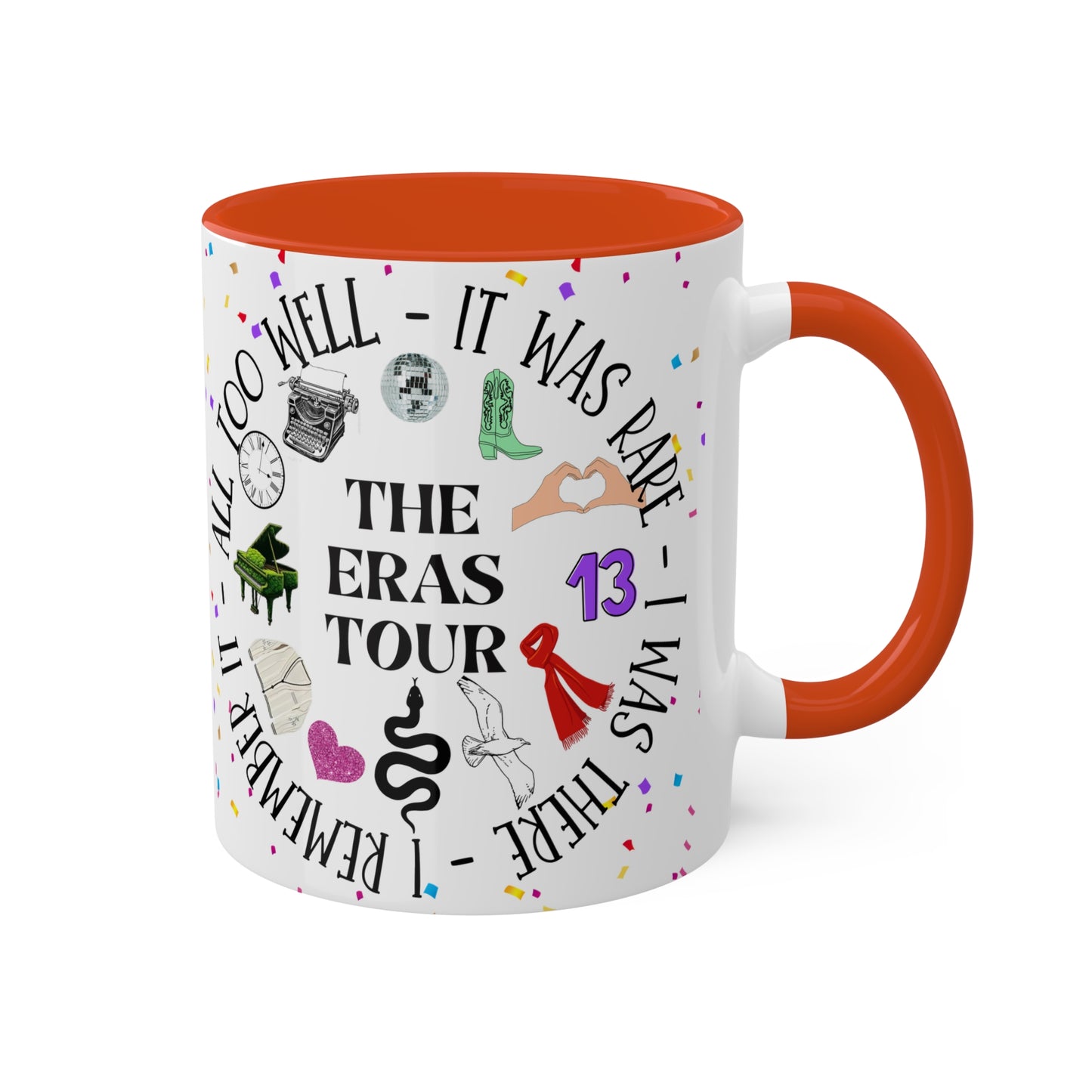 Concert Icons - I remember it all too well - Colorful Mugs, 11oz