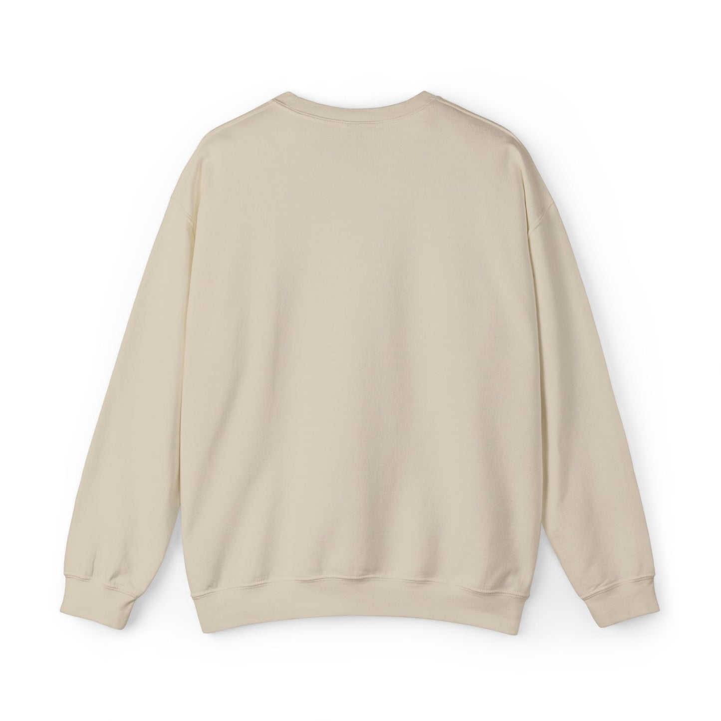 Embroidered Custom Lyrics Crewneck Sweatshirt — light color sweatshirt, dark lyrics