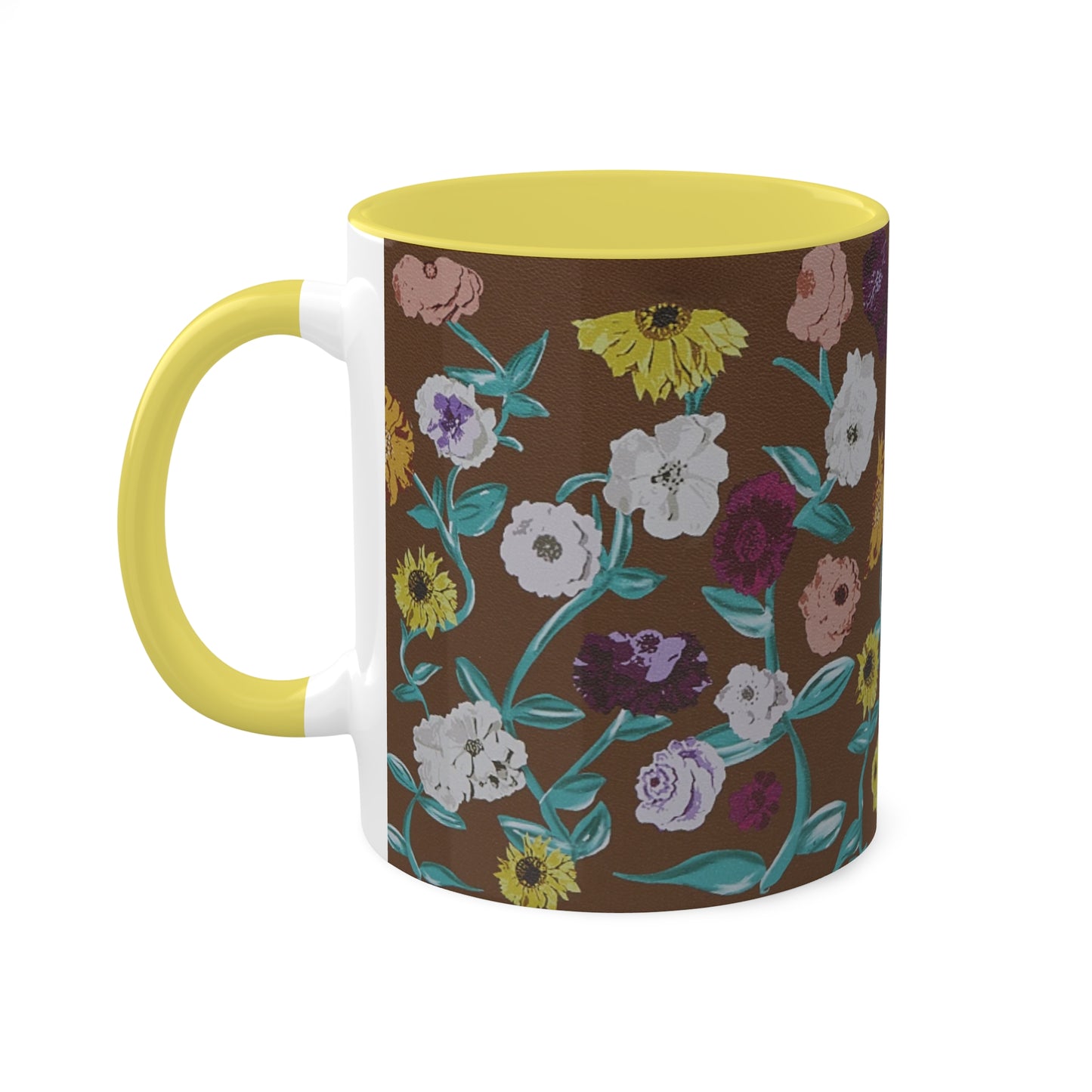 Surprise Song Piano Flowers - Vinyl Case Inspired - Colorful Mugs, 11oz