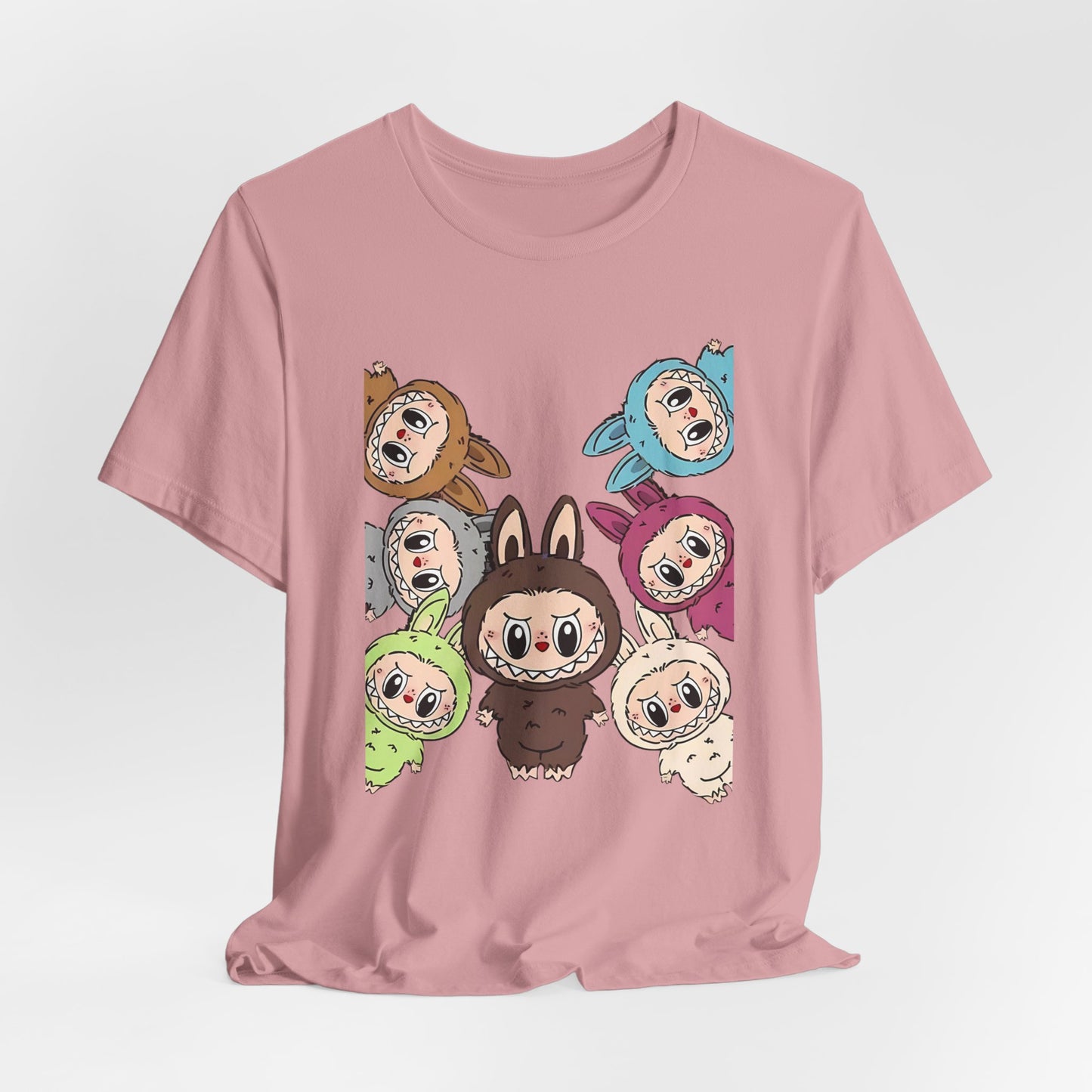 Cute Character Tee, Unisex Graphic T-Shirt, Fun Casual Wear, Trendy Tee, Playful Everyday Outfit